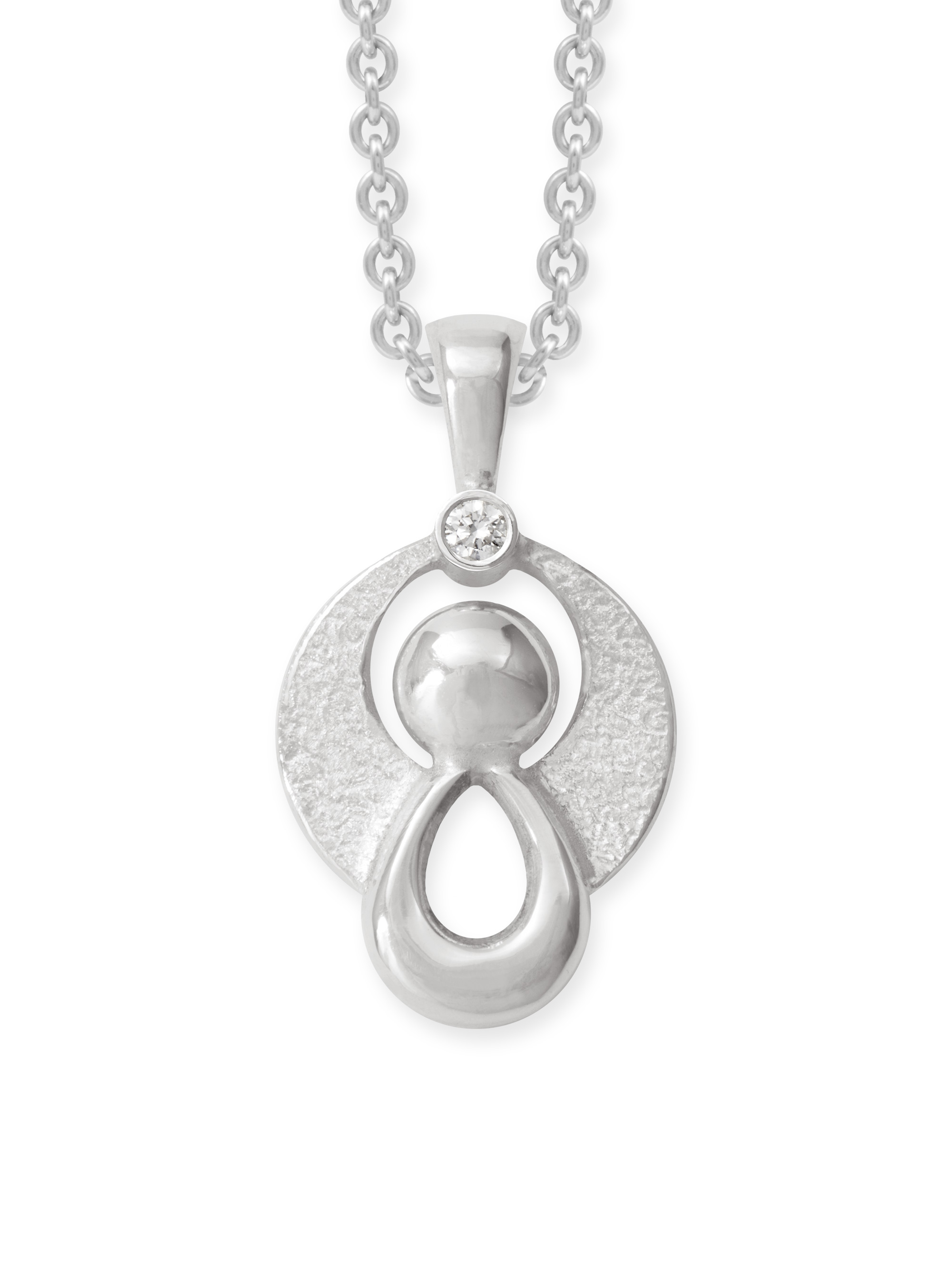 LESER Anhaenger- Engel 750 Weissgold Brillant-108391 LESER Anhaenger- Engel 750 Weissgold Brillant-108391