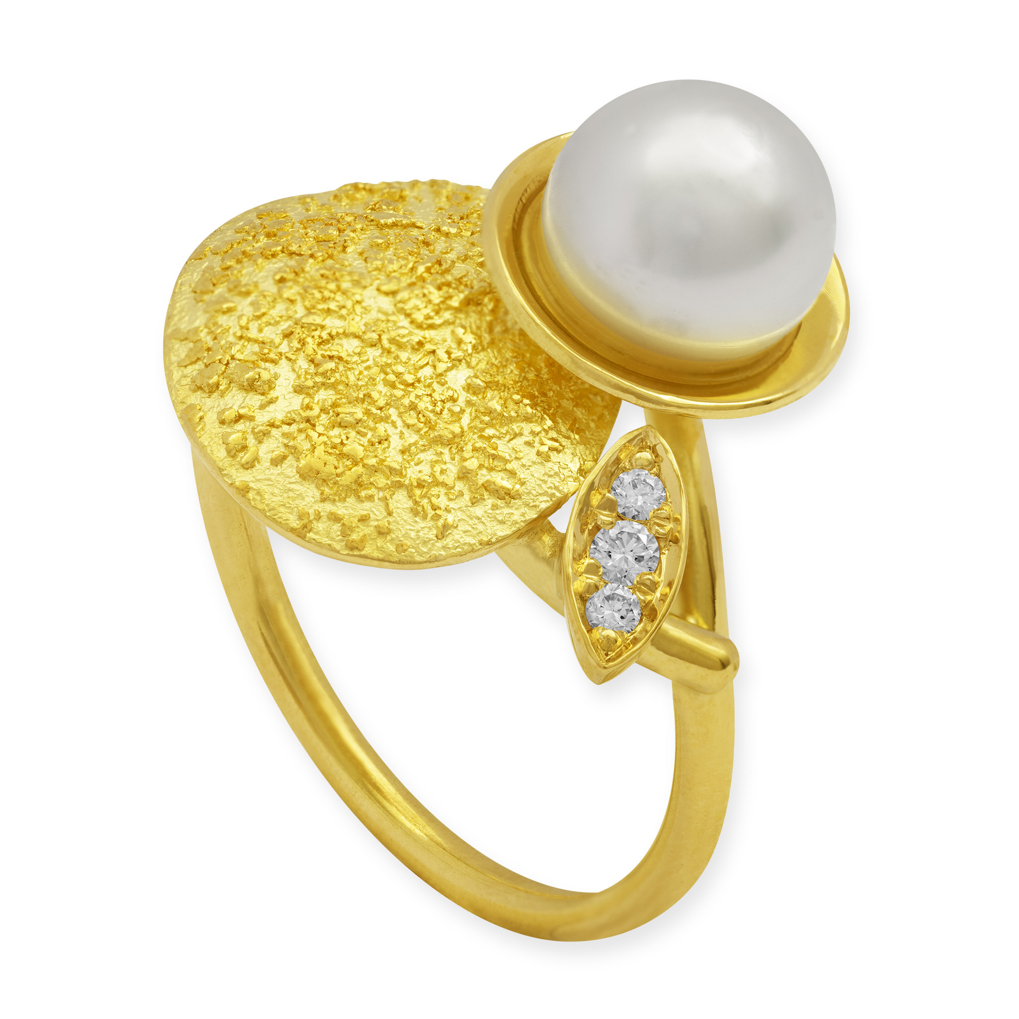 LESER-Sparkle-Perle-Ring-750GG LESER-Sparkle-Ring-P-750GG-121305