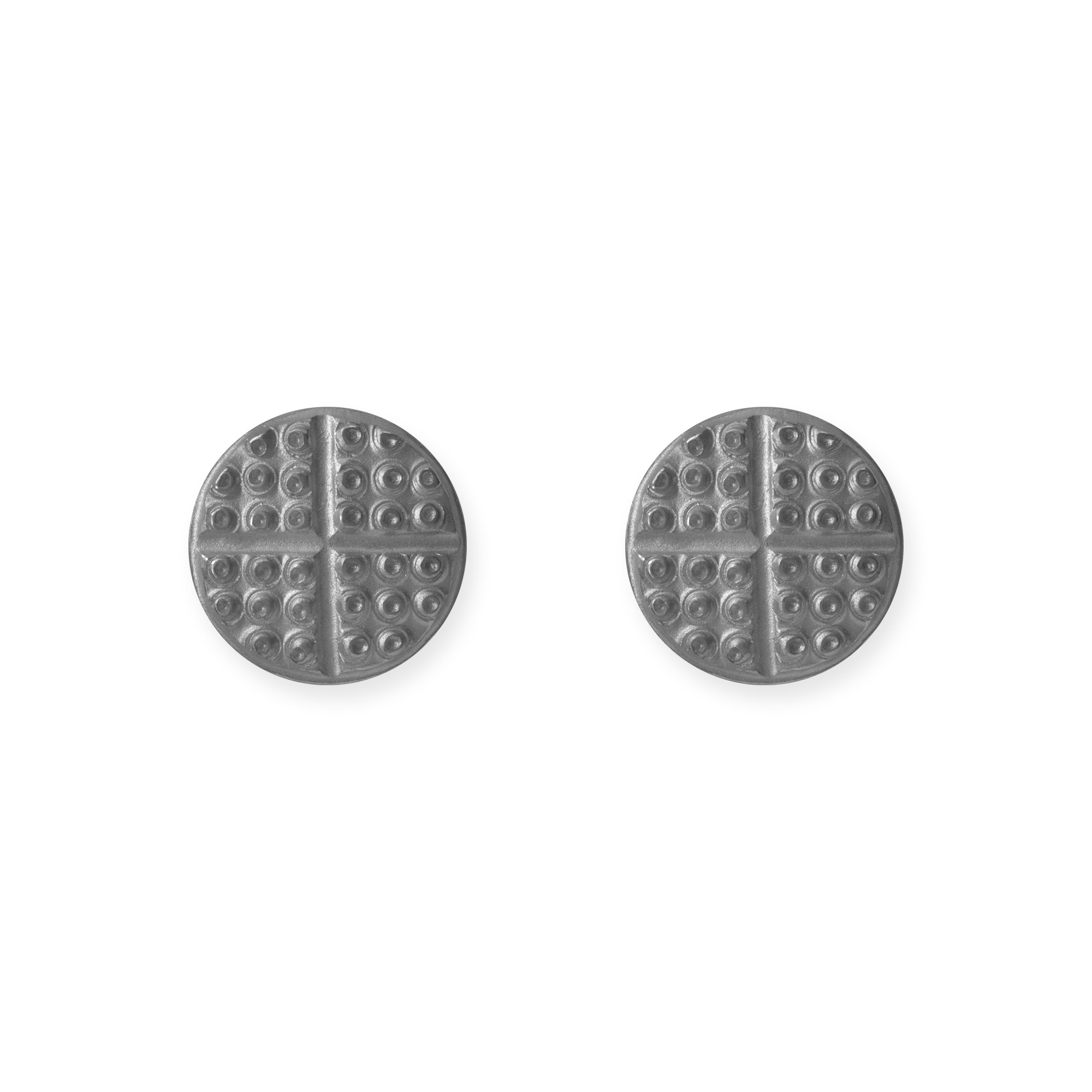 LESER Ohrstecker- Stadtschmuck Roemermaske Straubing Silber
