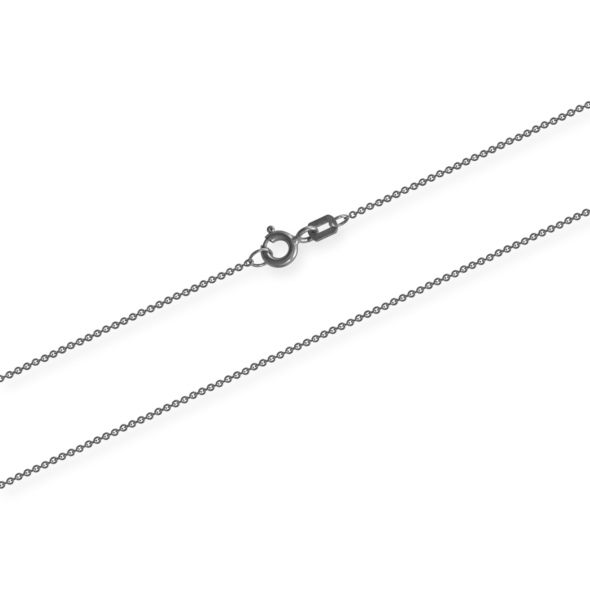 Ankerkette-Federring-1,0mm-925SIL-OXY Ankerkette-Federring-1,0mm-925SIL-OXY