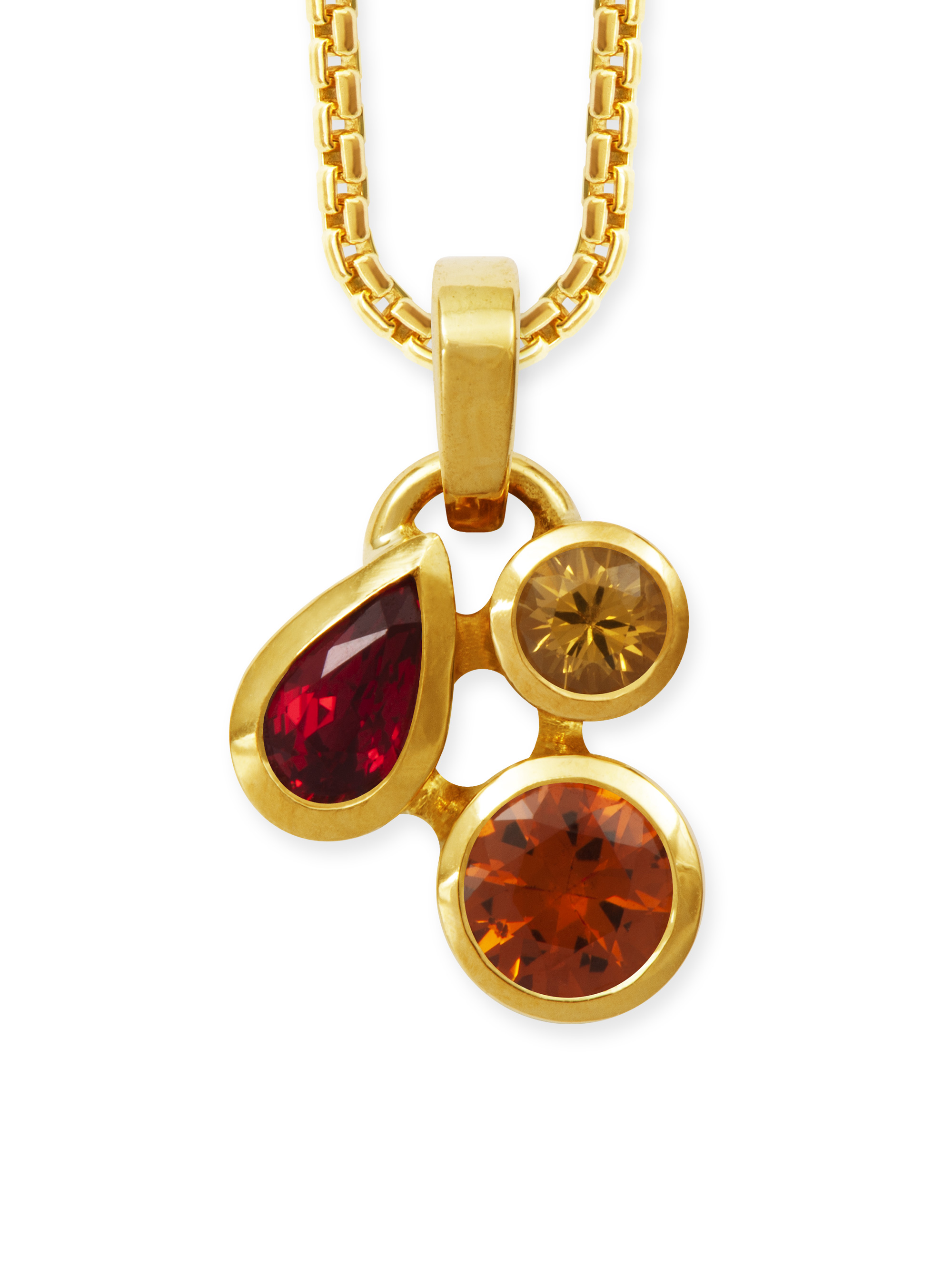LESER Anhaenger-Saphir 750 Gelbgold-115628 LESER Anhaenger-Saphir 750 Gelbgold
