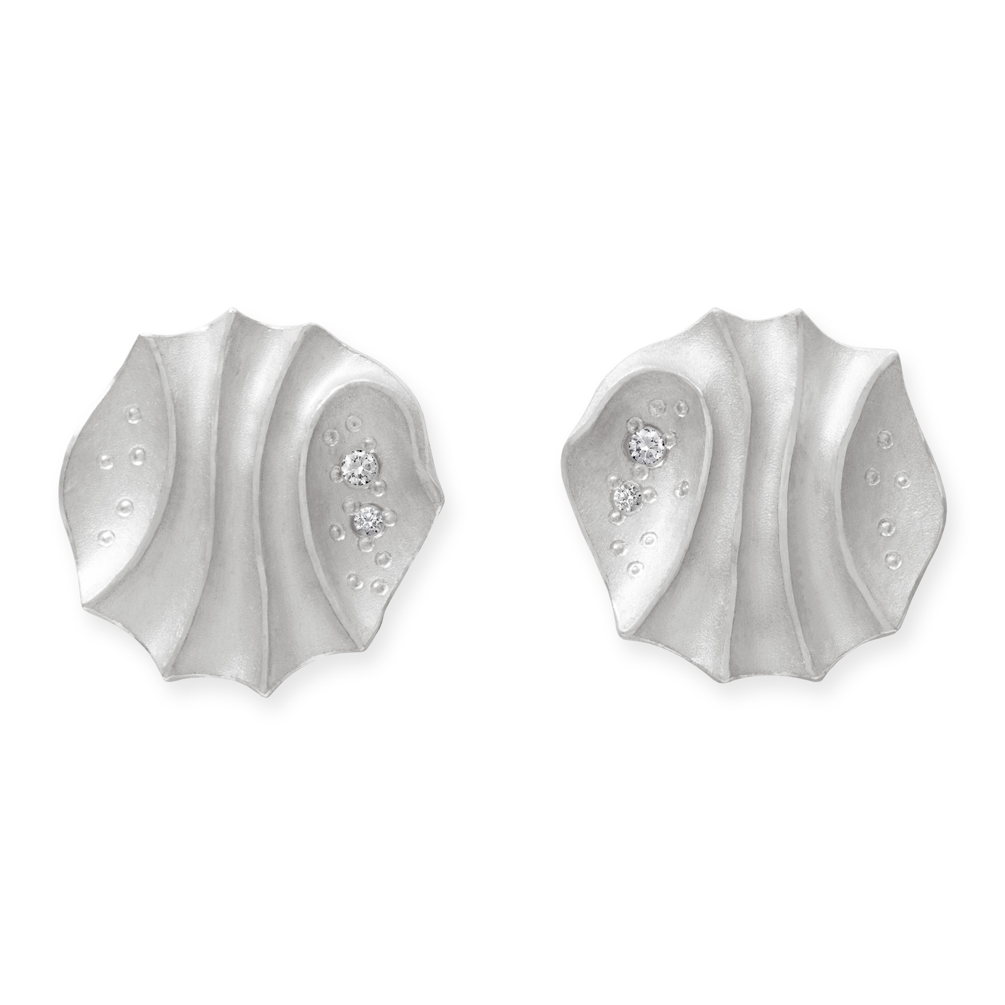 LESER Duene-Ohrring 750 Weissgold LESER Duene-Ohrring 750 Weissgold