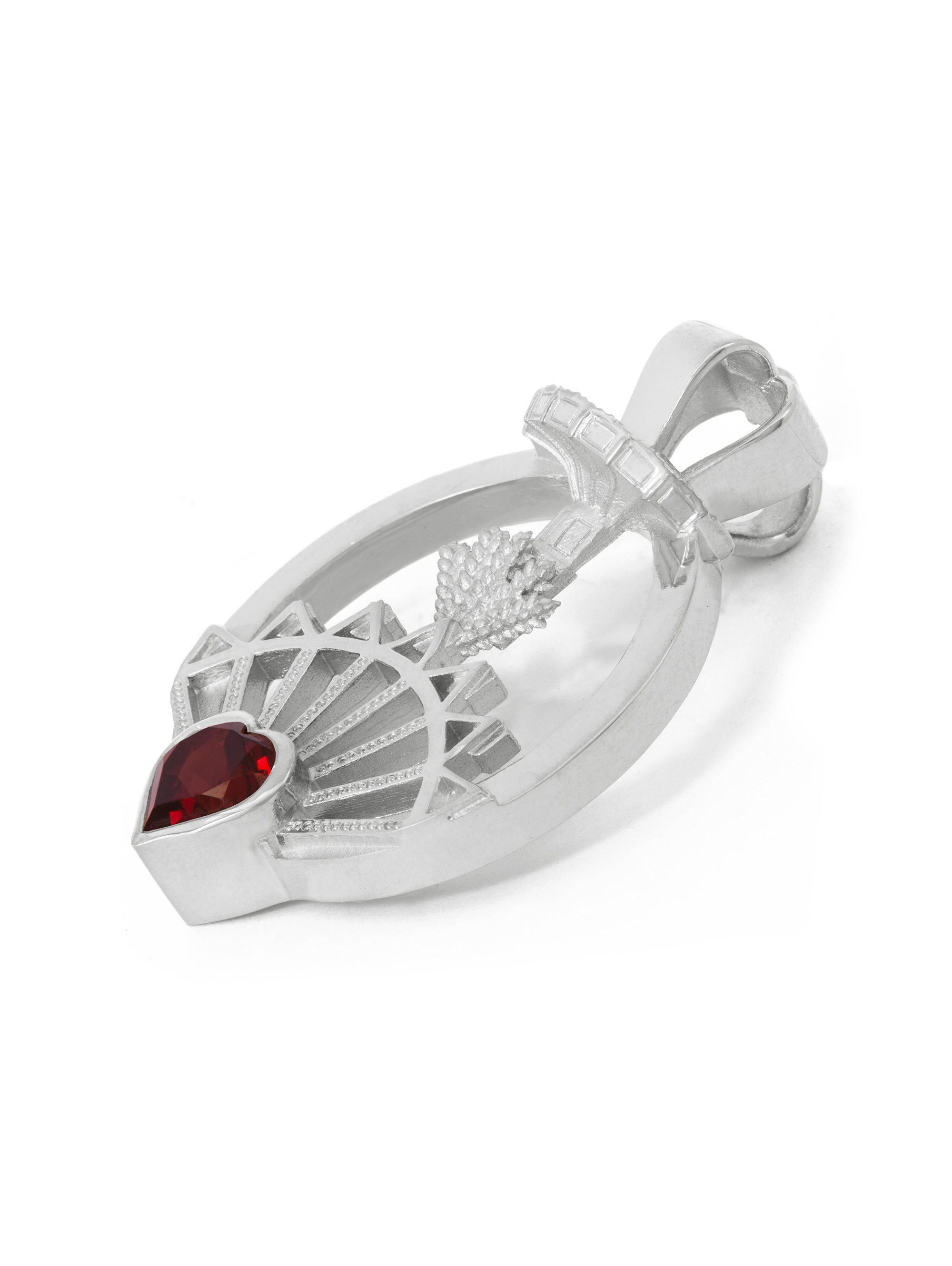 LESER Anhaenger- Stadtschmuck Straubing Volksfest Granat 925 Silber LESER Anhaenger- Stadtschmuck Straubing Volksfest Granat 925 Silber