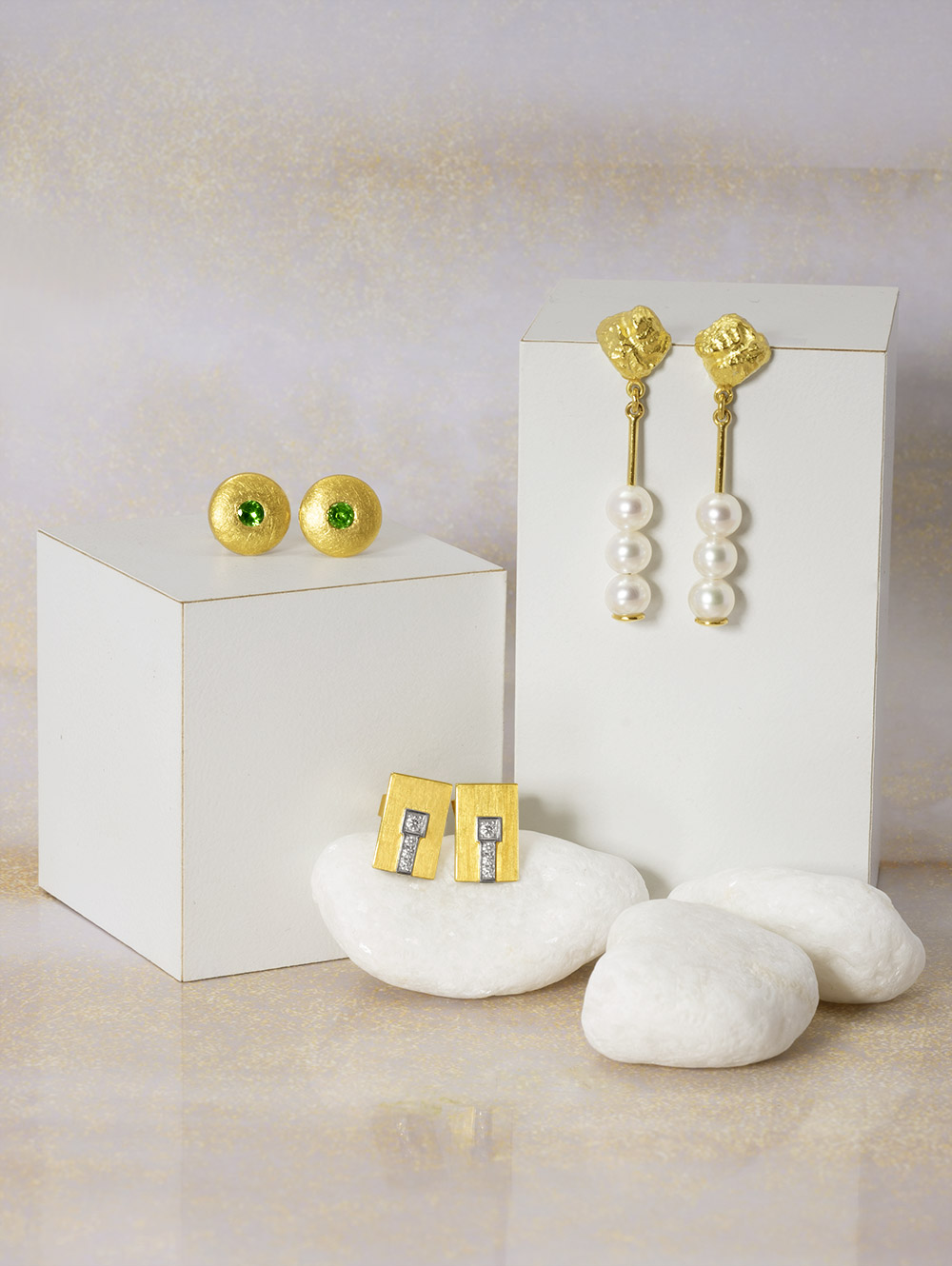 Schmuck-Designschmuck-Ohrstecker Schmuck-Designschmuck-Ohrstecker