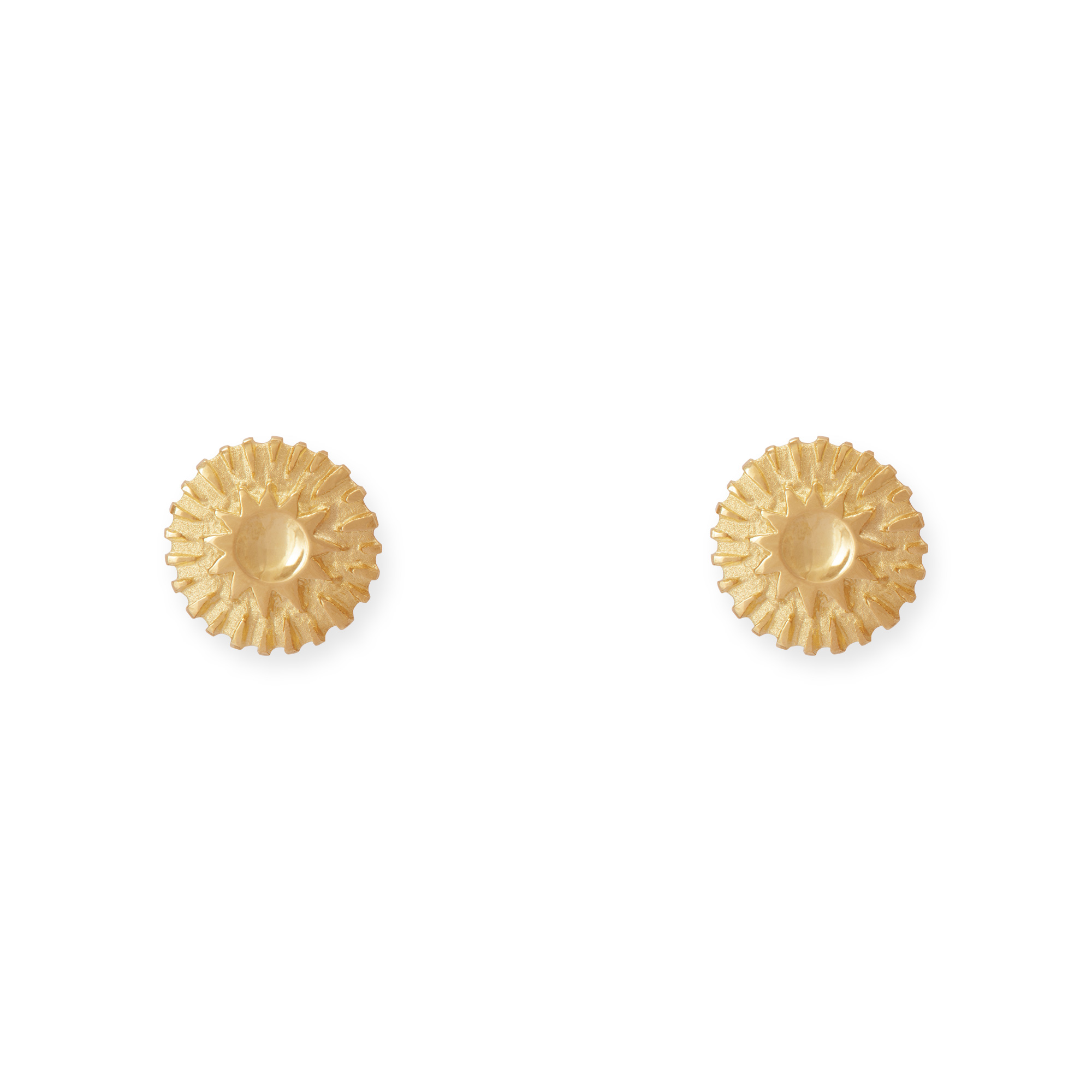 LESER Sonne Mond Strand-Sonne-Ohrstecker-750 Rotgold LESER Sonne Mond Strand-Sonne-Ohrstecker-750 Rotgold