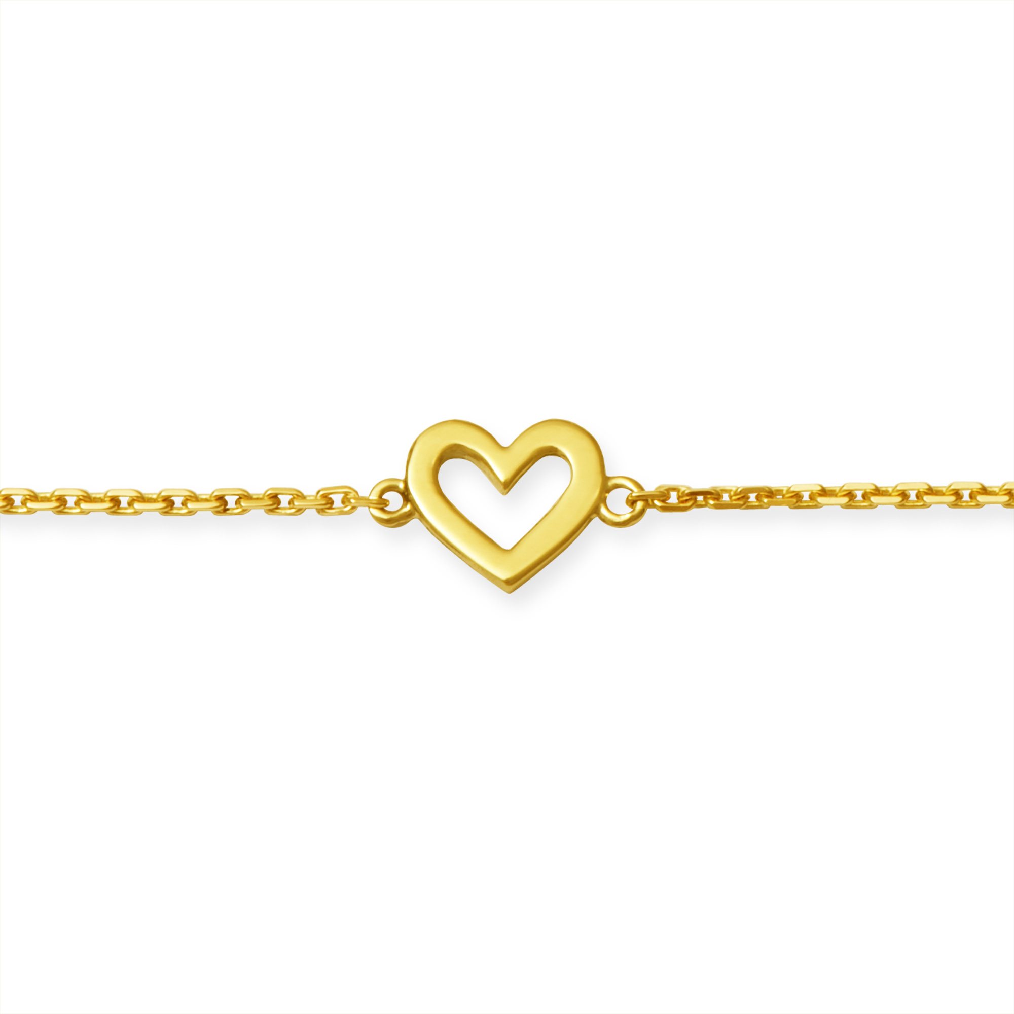LESER Armband- 585 Gelbgold Herz LESER Armband- 585 Gelbgold Herz