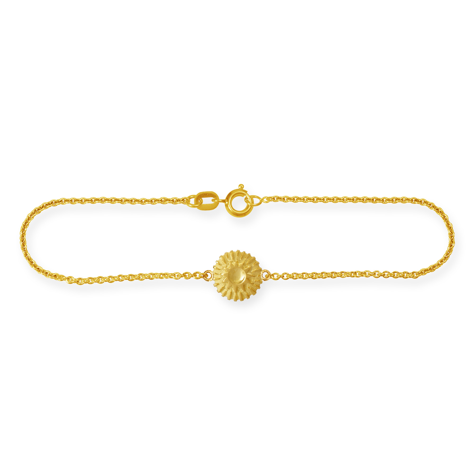 LESER Sonne-Armband-750 Gelbgold