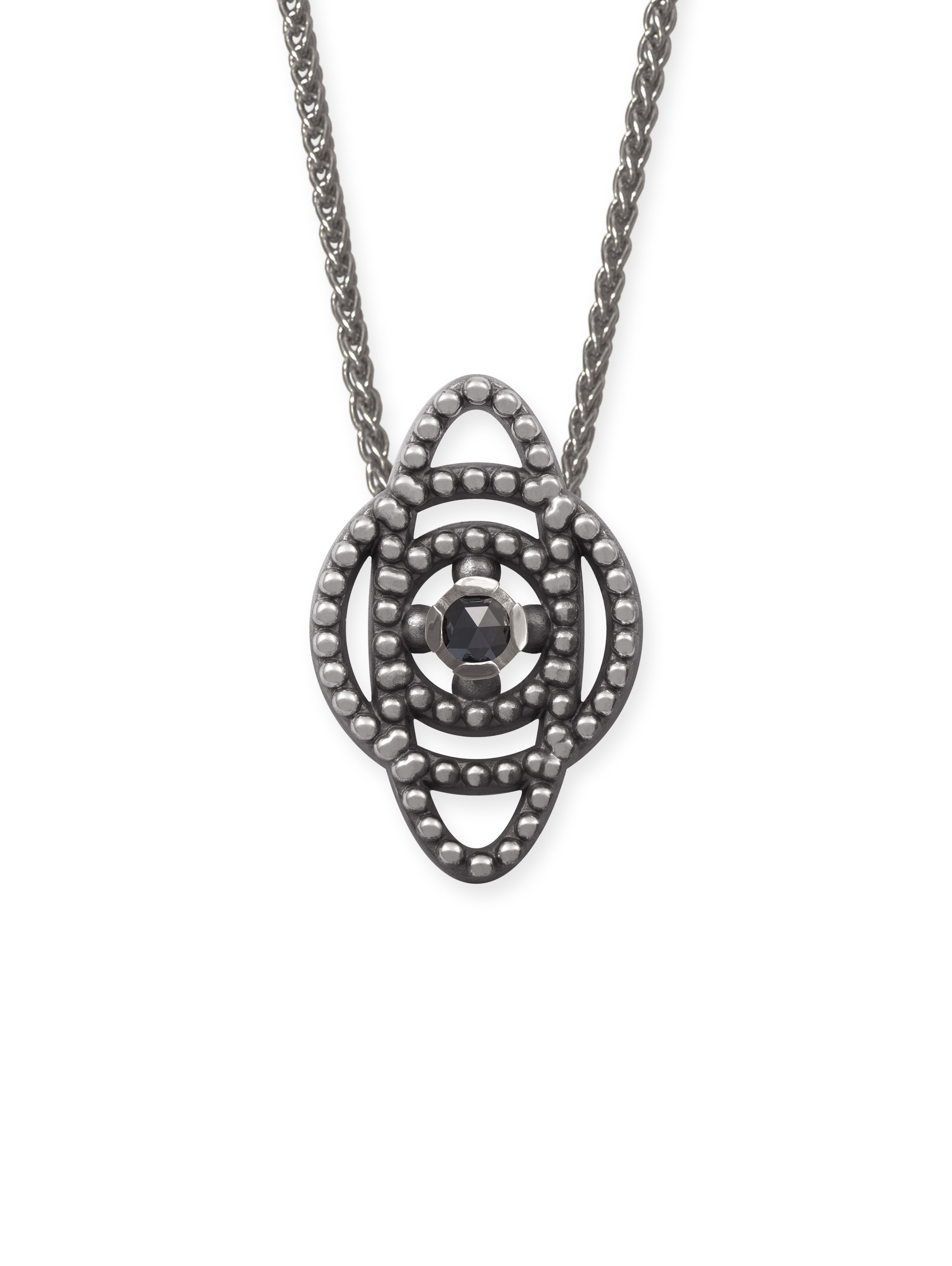 LESER Dirndlschmuck-Anhänger-925Silberoxy-Diamant LESER Dirndlschmuck-Anhänger-925Silberoxy-Diamant