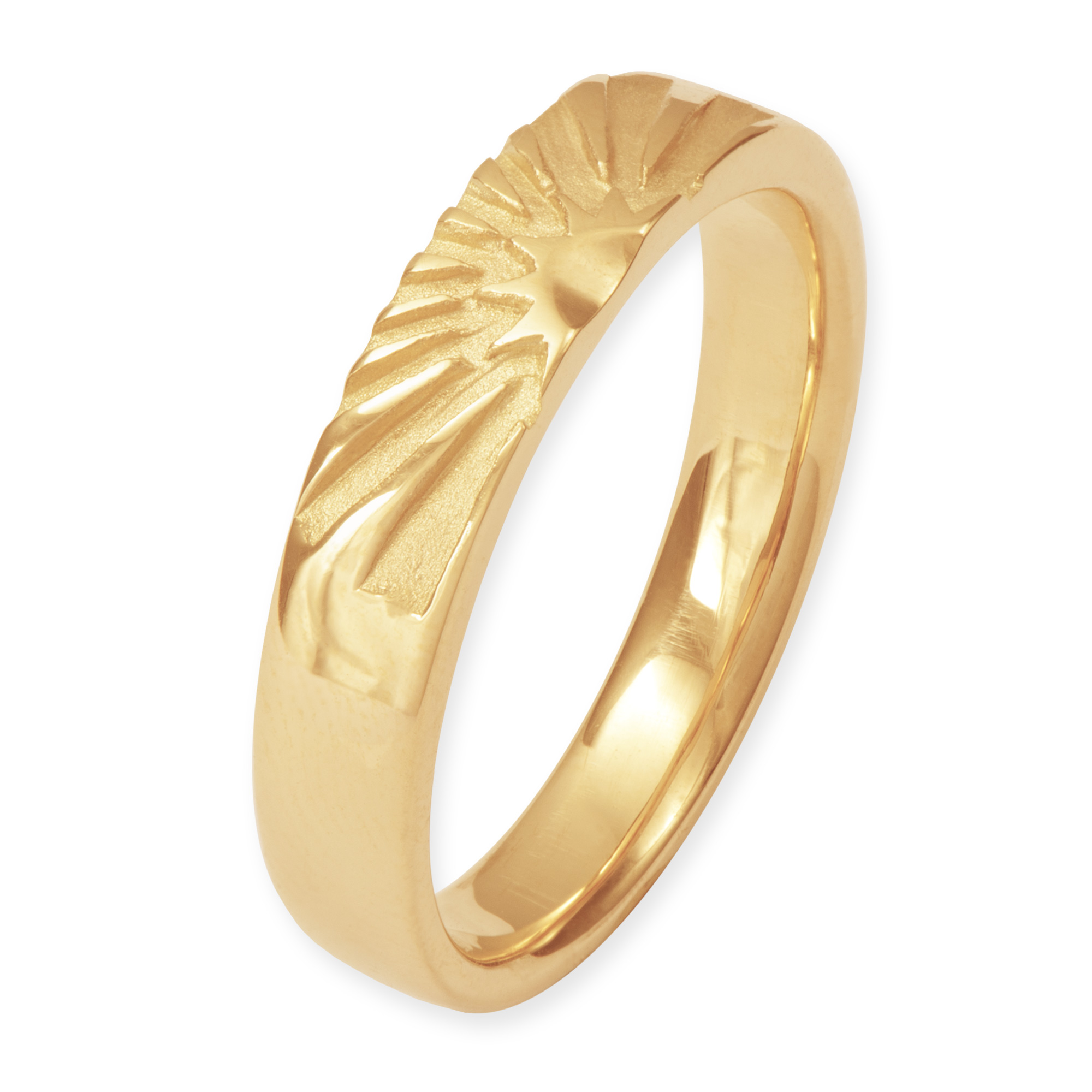 LESER Sonne-Sonne-Ring-750 Rotgold