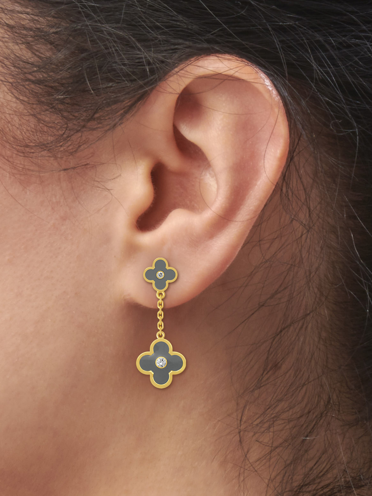 LESER Modelbilder-Ohr-Gelbgold-122290