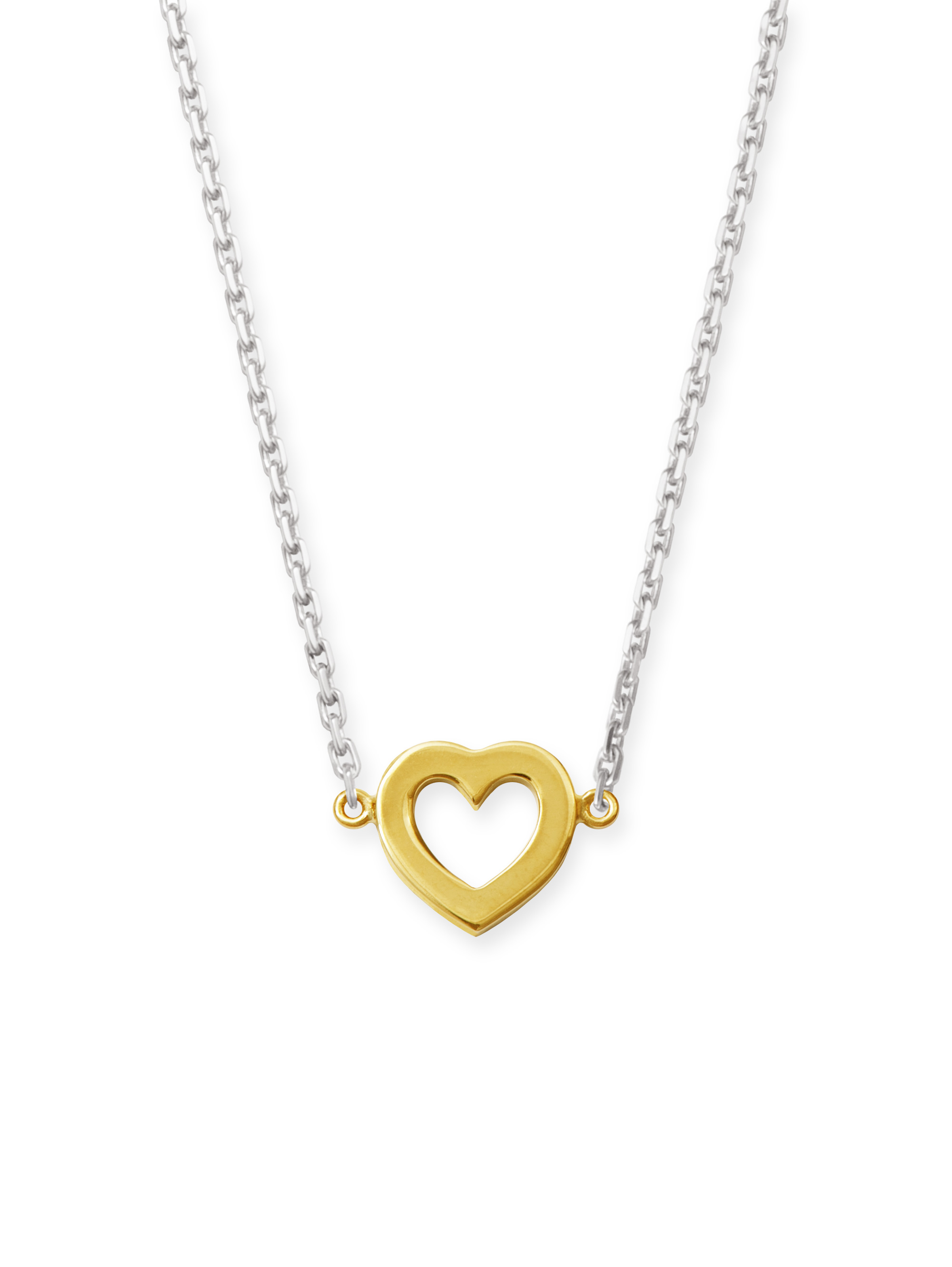 LESER Collier- Herz 585 Gelbgold 925 Silber LESER Collier- Herz 585 Gelbgold 925 Silber