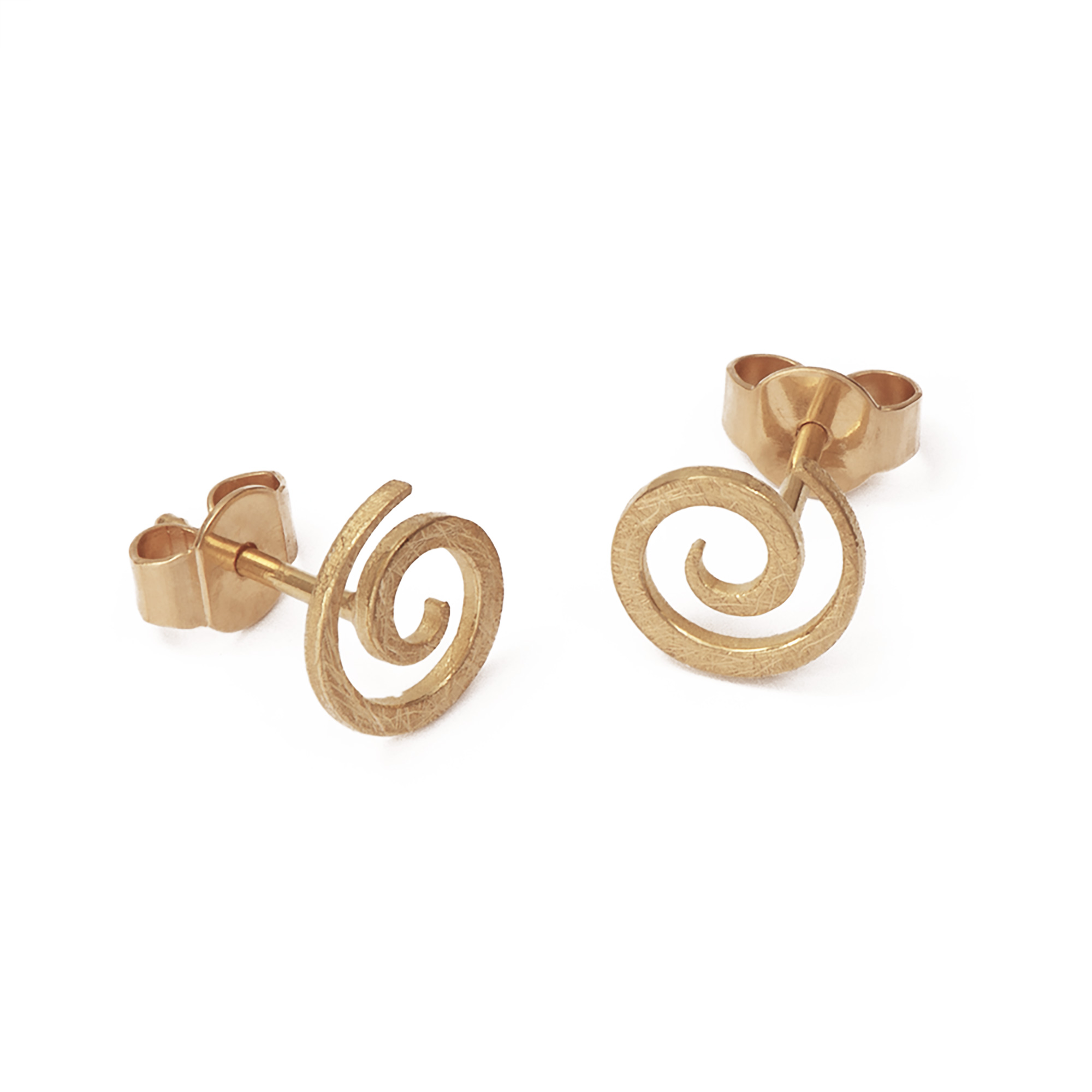 LESER Ohrstecker-Spirall 750 Rotgold