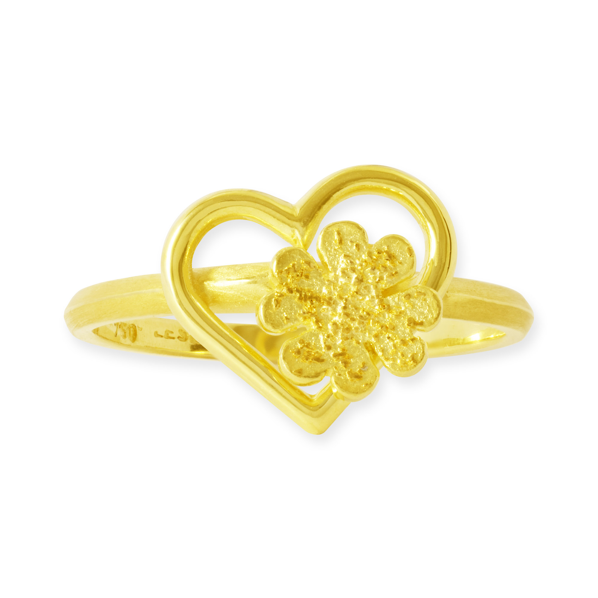 LESER Herz-Ring-Gelbgold-123147