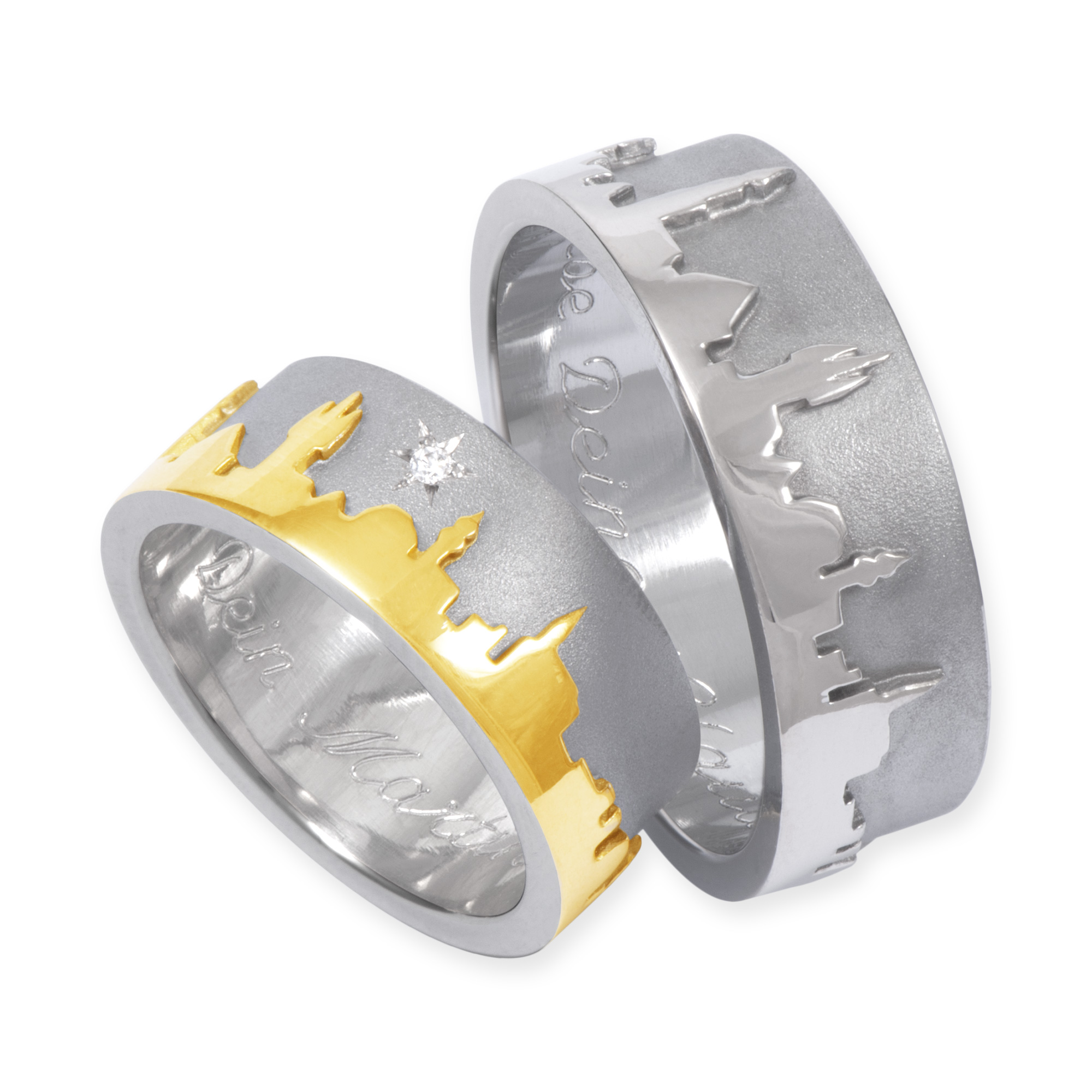 LESER Trauring - 750WG -750GG - Straubing LESER Trauring - 750WG -750GG - Straubing