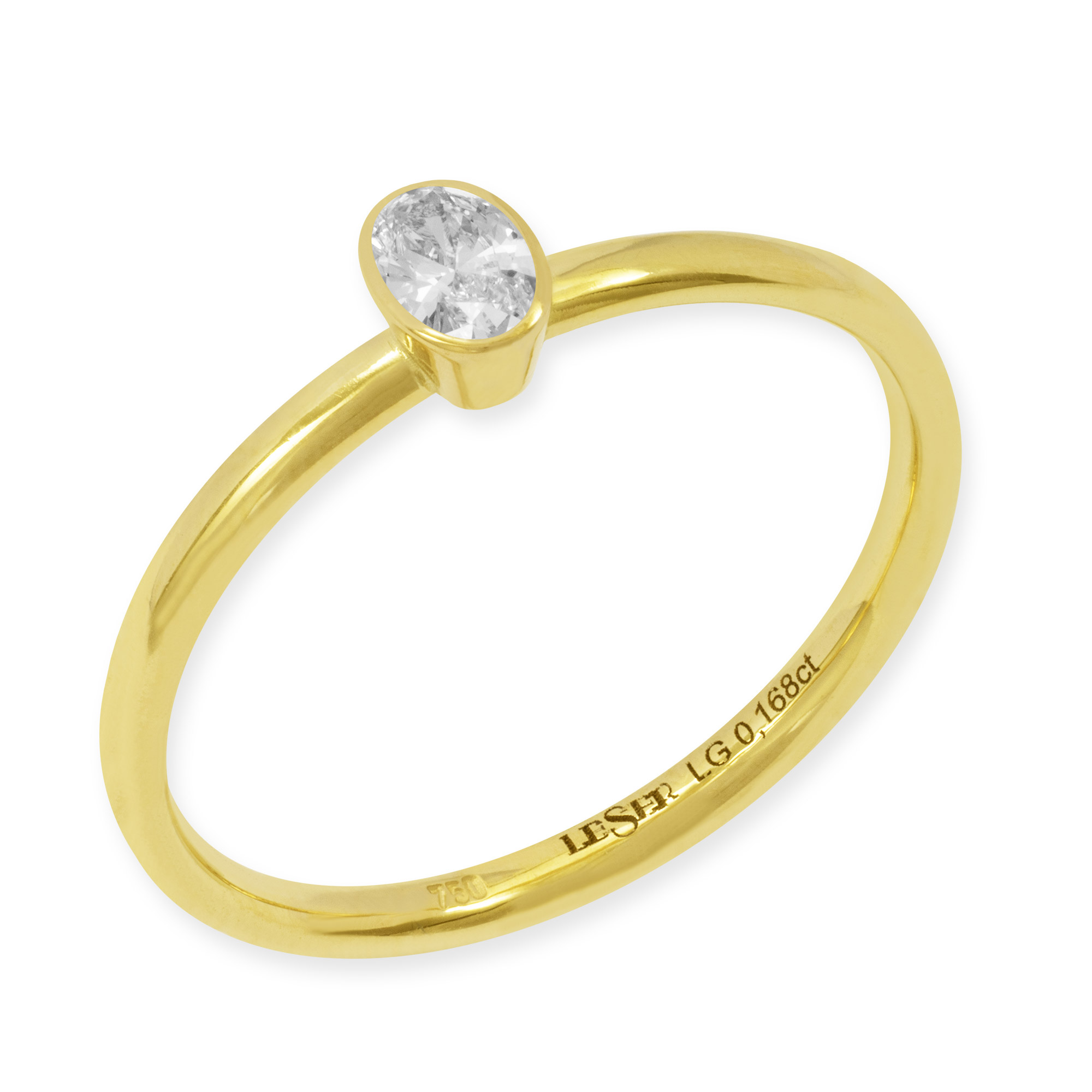 Ring mit Labordiamant