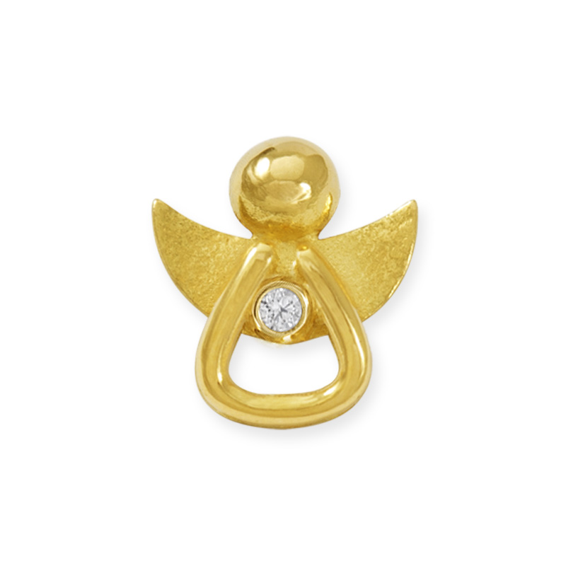 LESER Anhaenger-Engel 750 Gelbgold Brillant LESER Anhaenger-Engel 750 Gelbgold Brillant