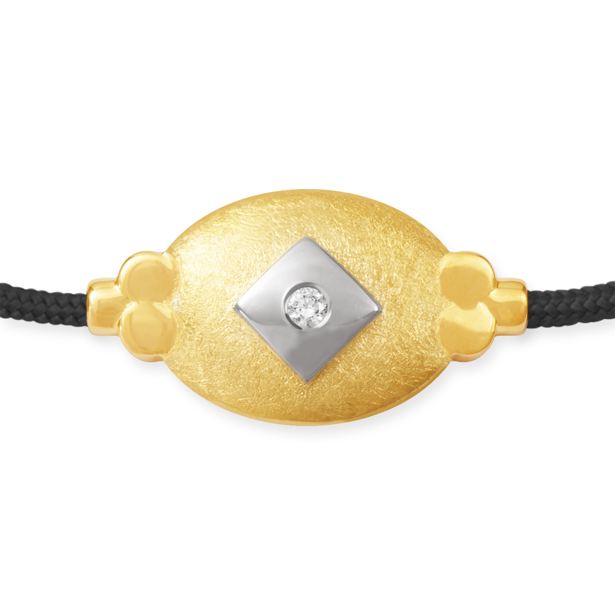 LESER Armband- 585 Gelbgold Raute