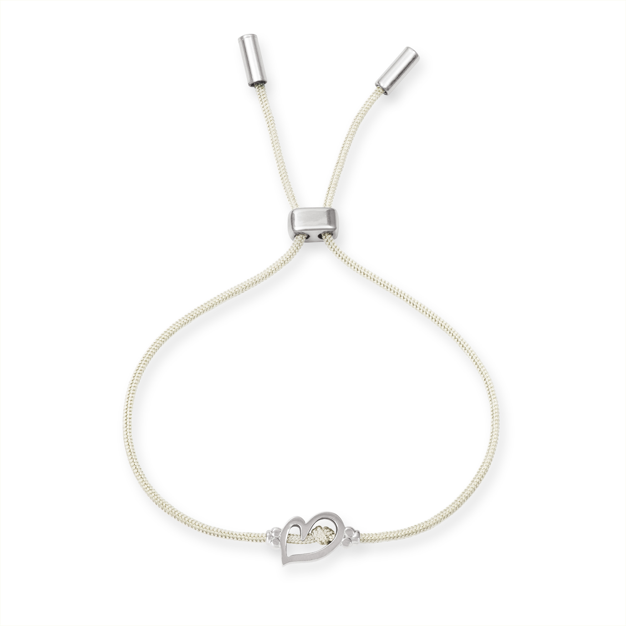 LESER Armband- Herz 750 Weissgold