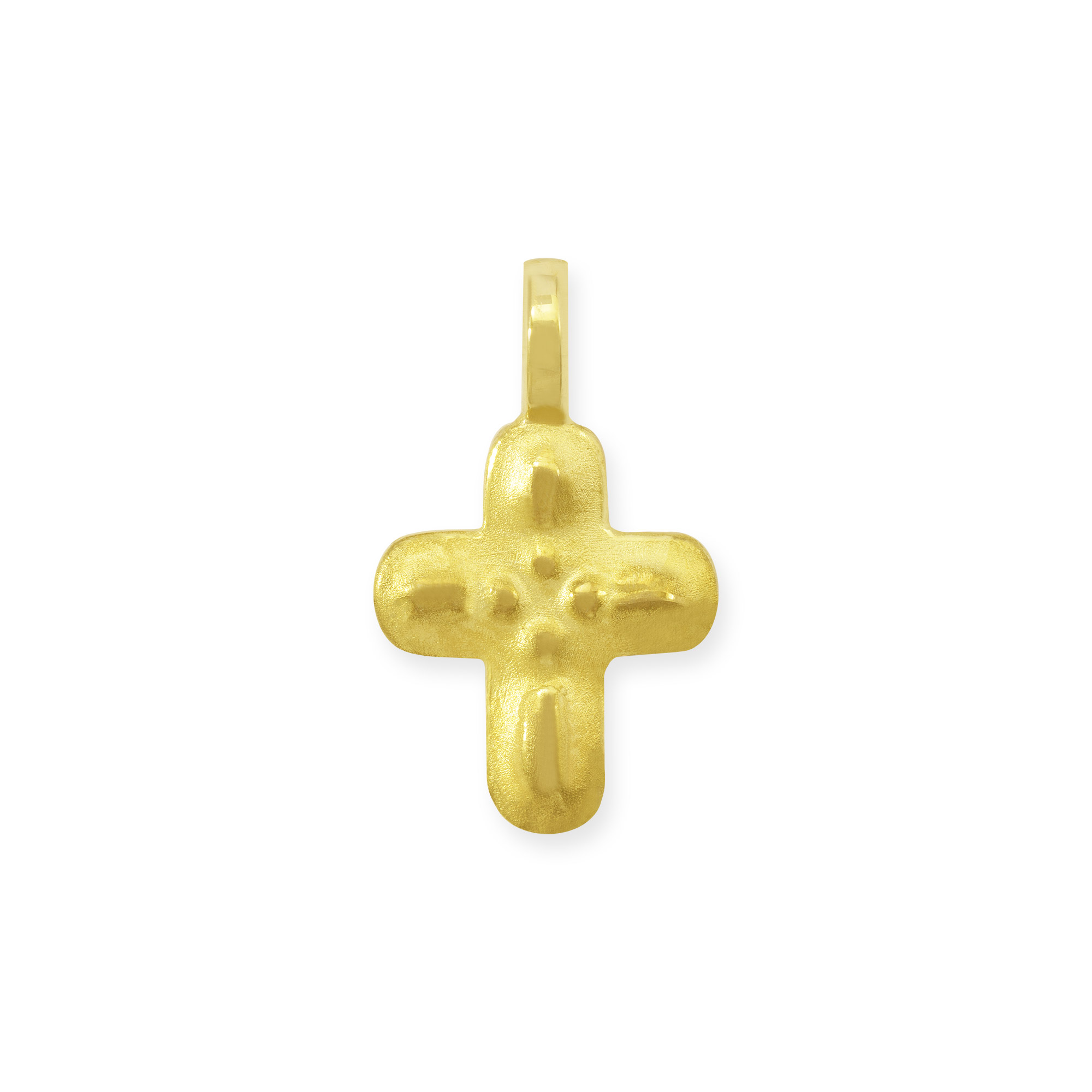 LESER Anhänger-Kreuz-750 Gelbgold-123992