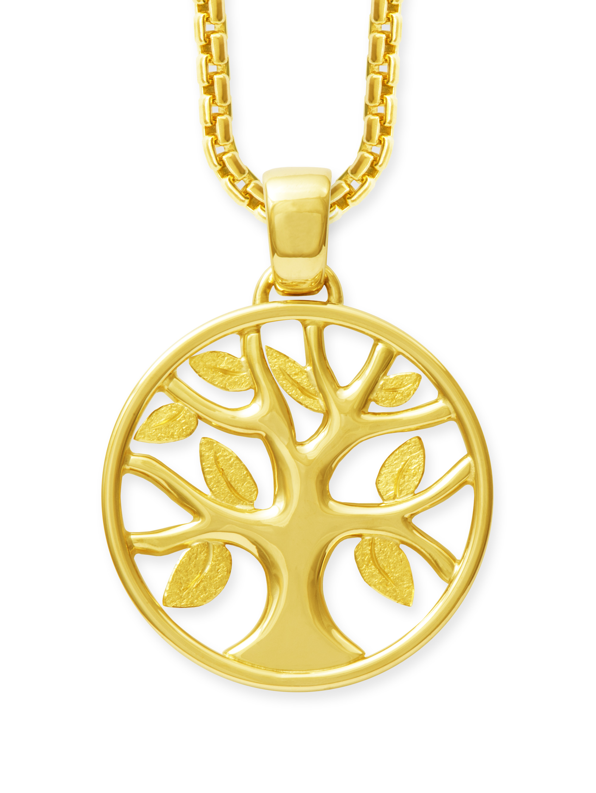 LESER Anhaenger- Lebensbaum 750 Gelbgold LESER Anhaenger- Lebensbaum 750 Gelbgold