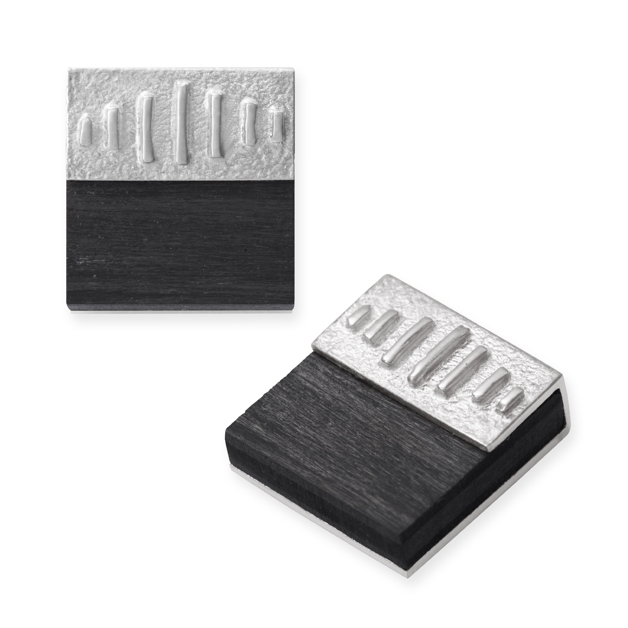 LESER Carbon-Ohrstecker-750WG LESER Carbon-Ohrstecker-750WG