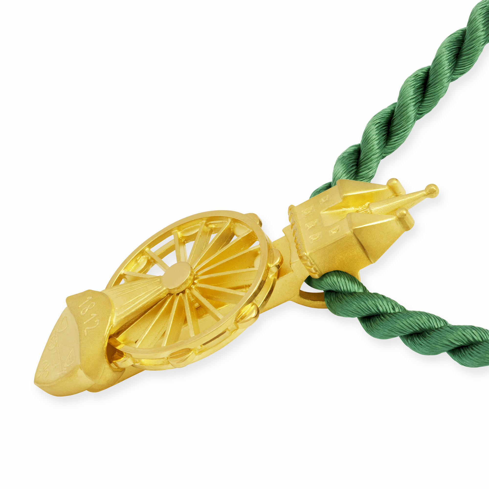 LESER Anhaenger- Stadtschmuck Riesenrad Straubing Gelbgold