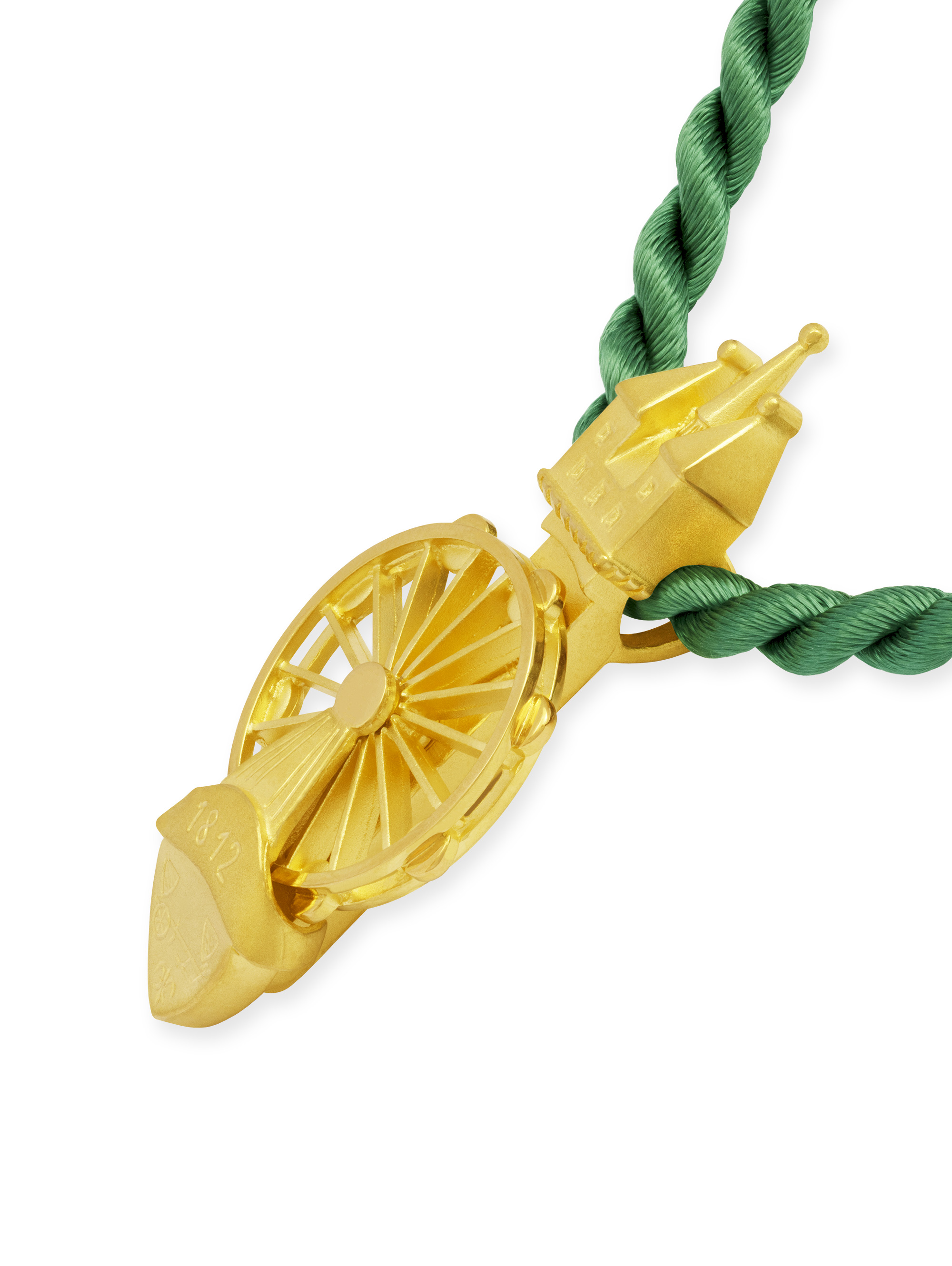 LESER Anhaenger- Stadtschmuck Riesenrad Straubing Gelbgold LESER Anhaenger- Stadtschmuck Riesenrad Straubing Gelbgold