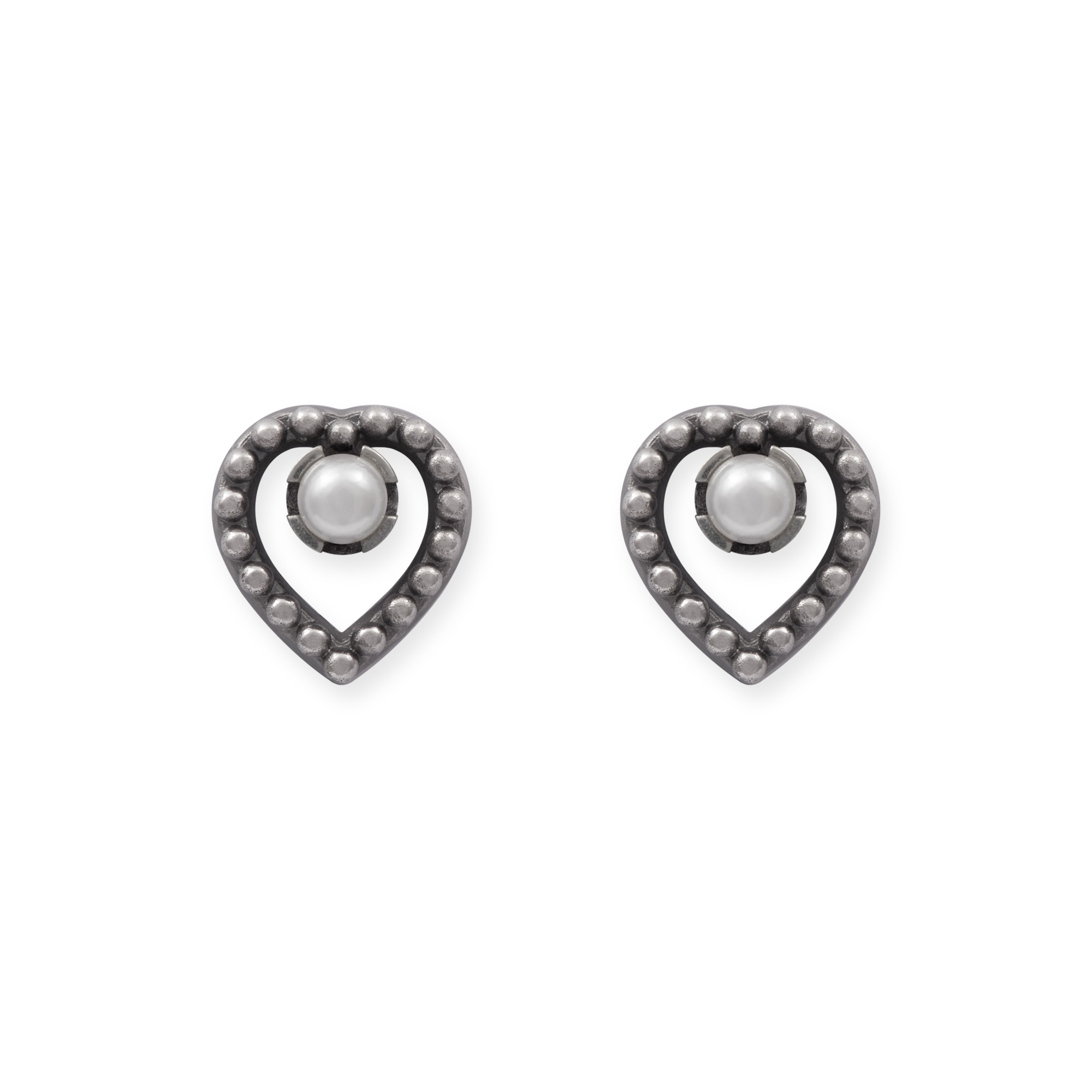 LESER Dirndlschmuck-Ohrstecker-925Silberoxy-Perle LESER Dirndlschmuck-Ohrstecker-925Silberoxy-Perle