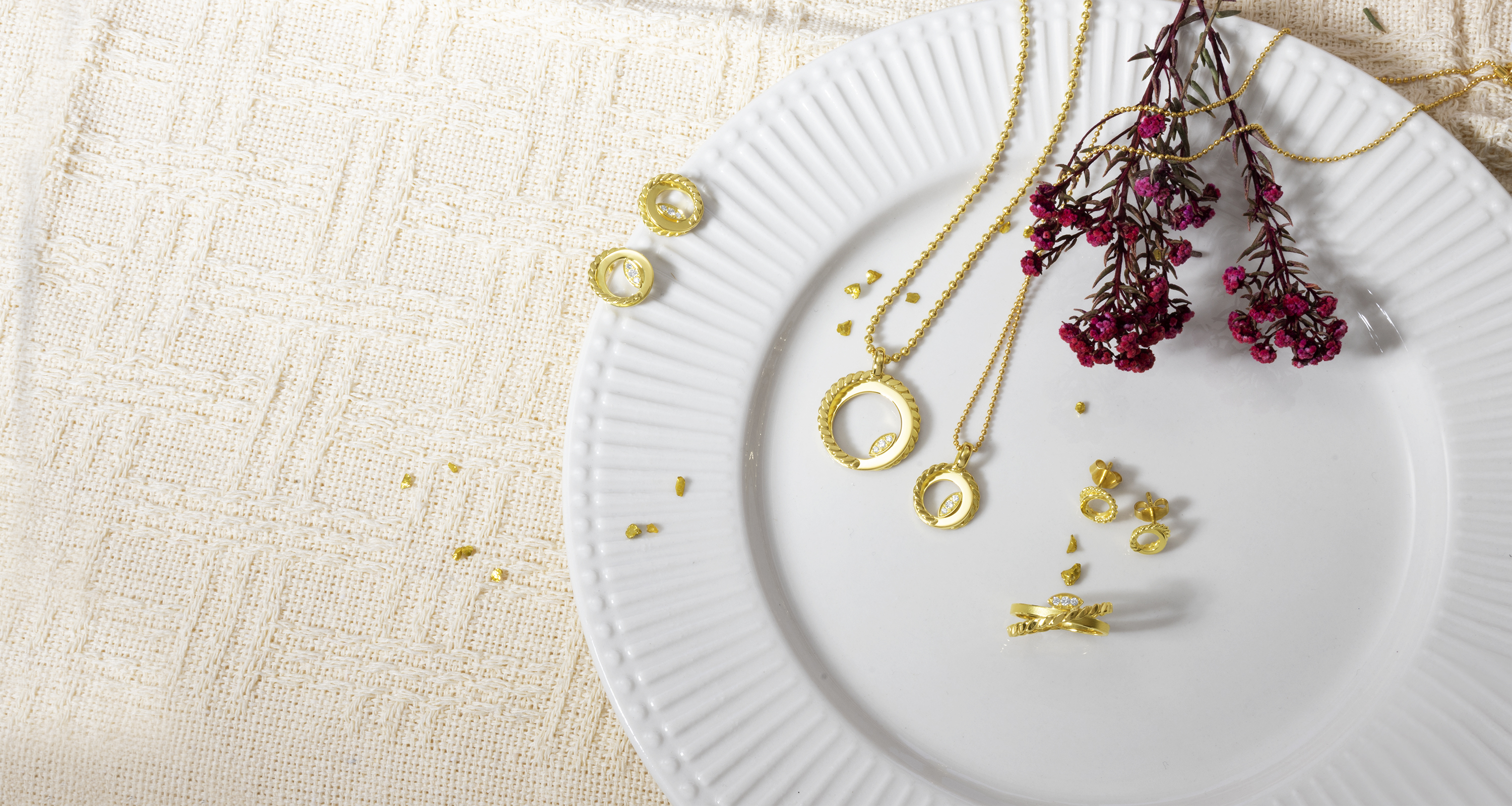 LESER Schmuckset aus Gelbgold-2026