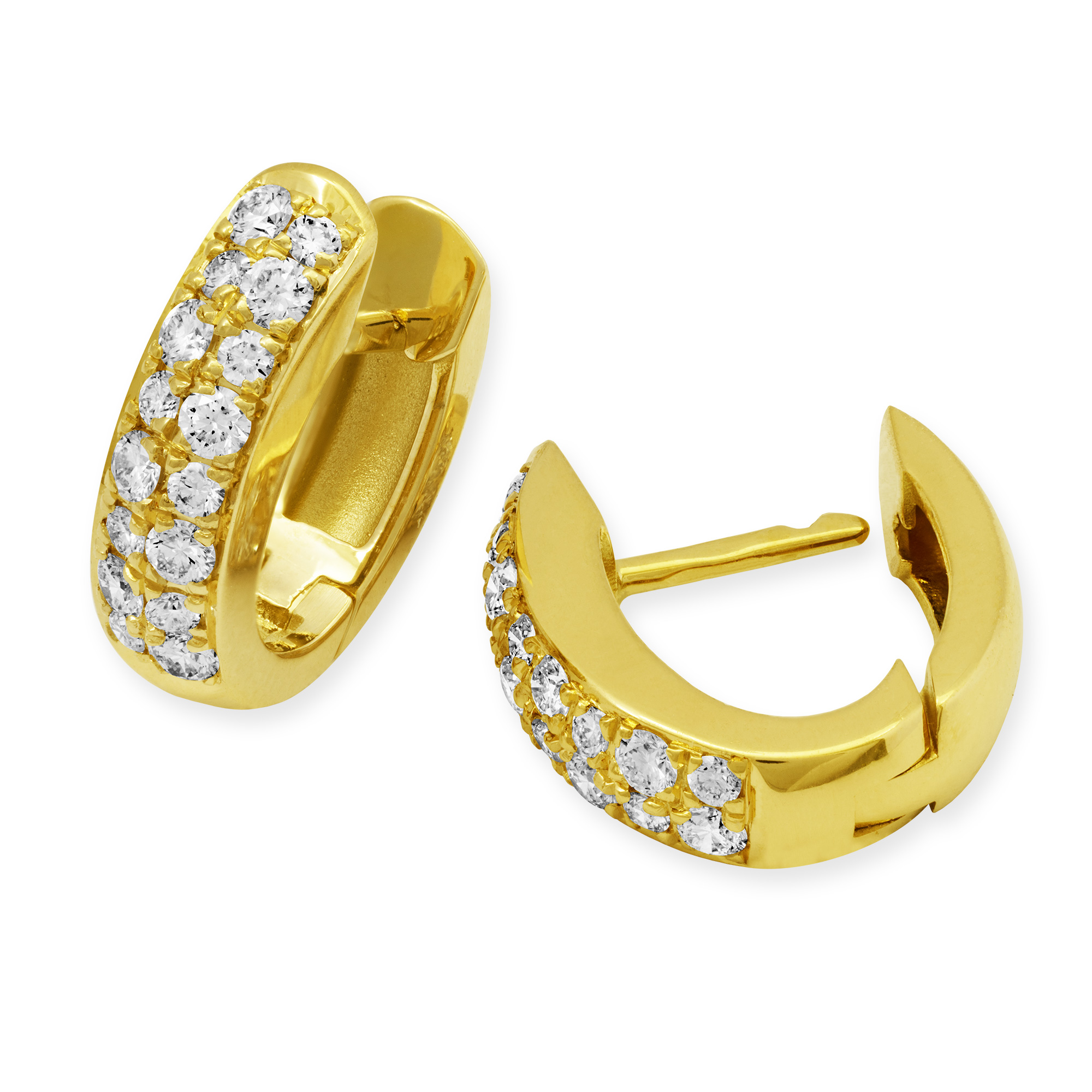 LESER Creolen-750GG-Brillanten LESER Creolen-750GG-Brillanten