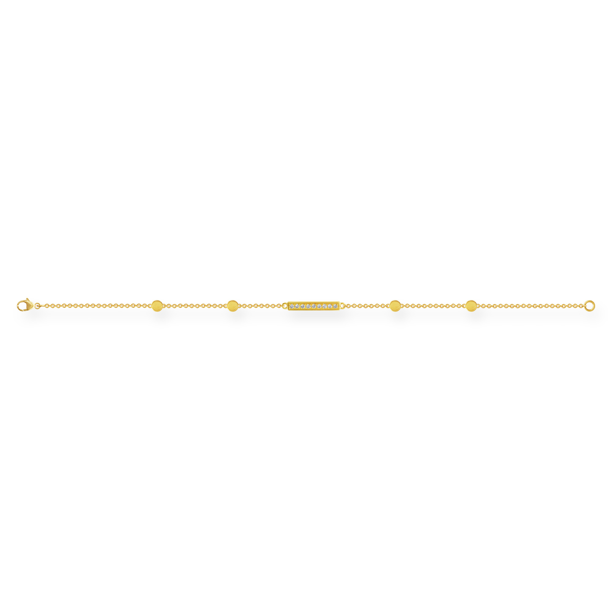 LESER Armband-750 Gelbgold Brillanten
