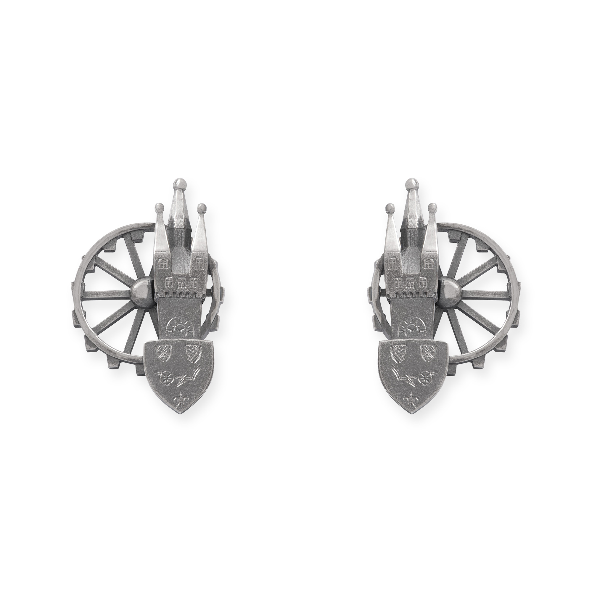 LESER Ohrstecker- Stadtschmuck Riesenrad Straubing Silber LESER Ohrstecker- Stadtschmuck Riesenrad Straubing Silber