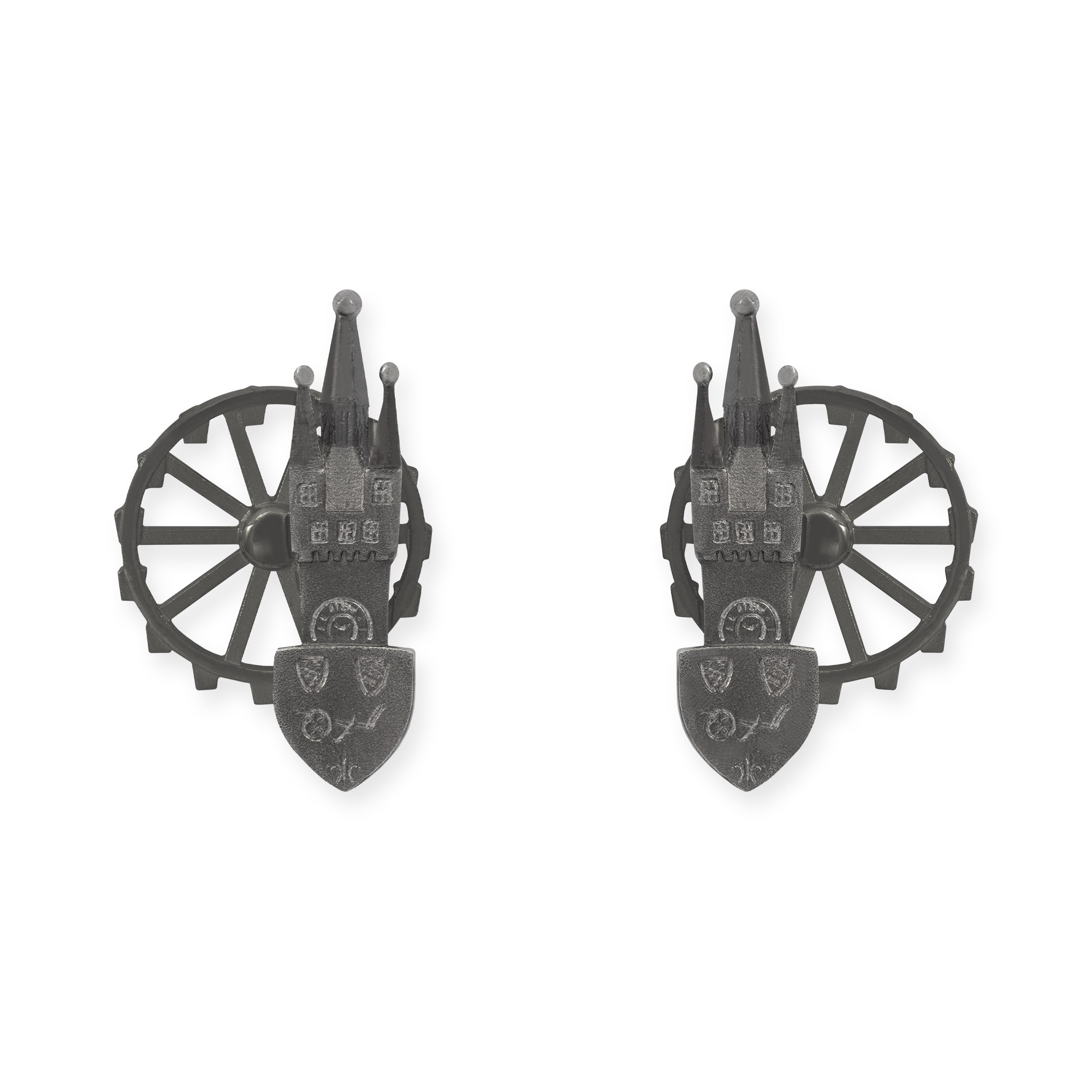 LESER Ohrstecker- Stadtschmuck Riesenrad Straubing Silber