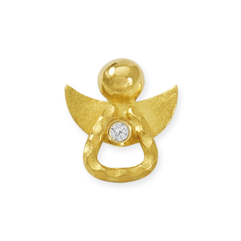LESER Anhaenger-Engel 750 Gelbgold Brillant LESER Anhaenger-Engel 750 Gelbgold Brillant