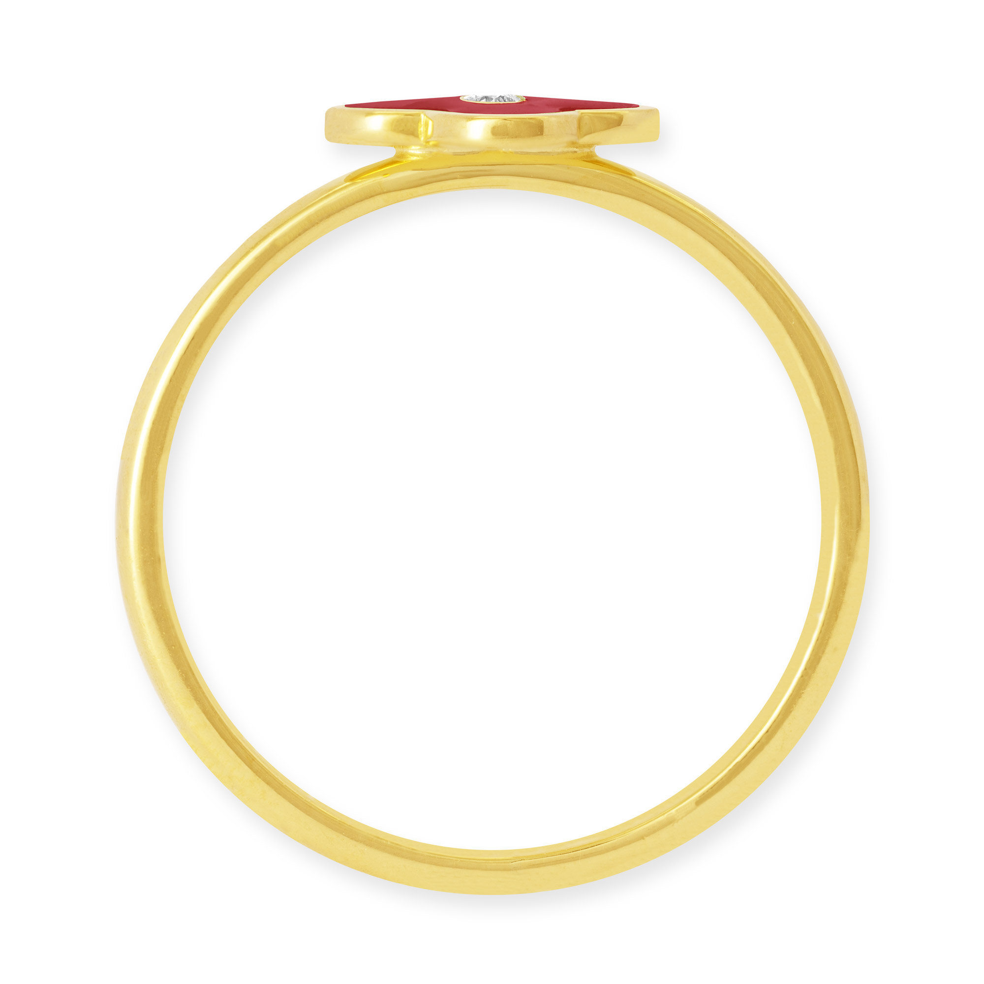 Ring mit roter Blume