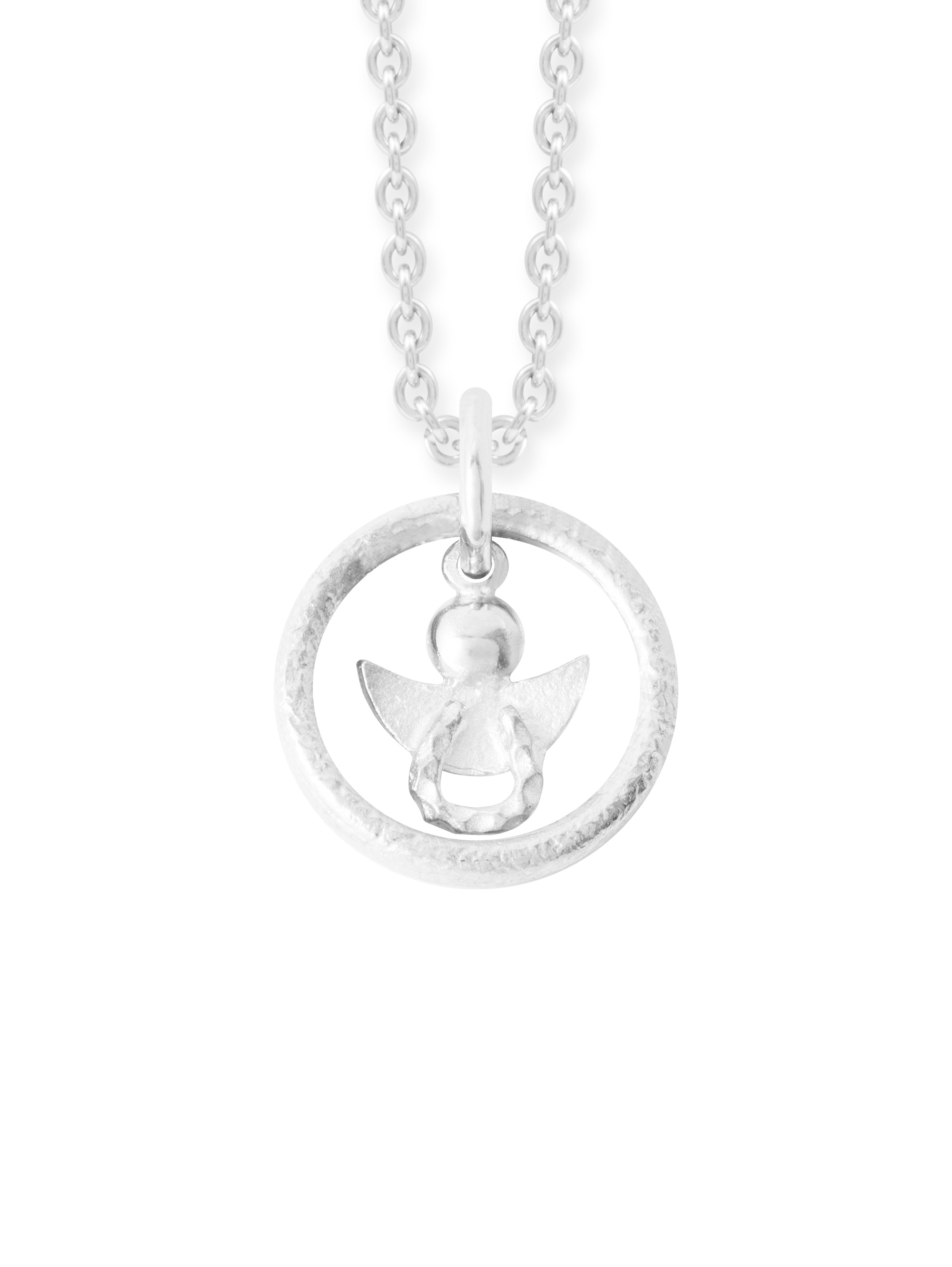 LESER Anhaenger- Taufring Engel 925 Silber