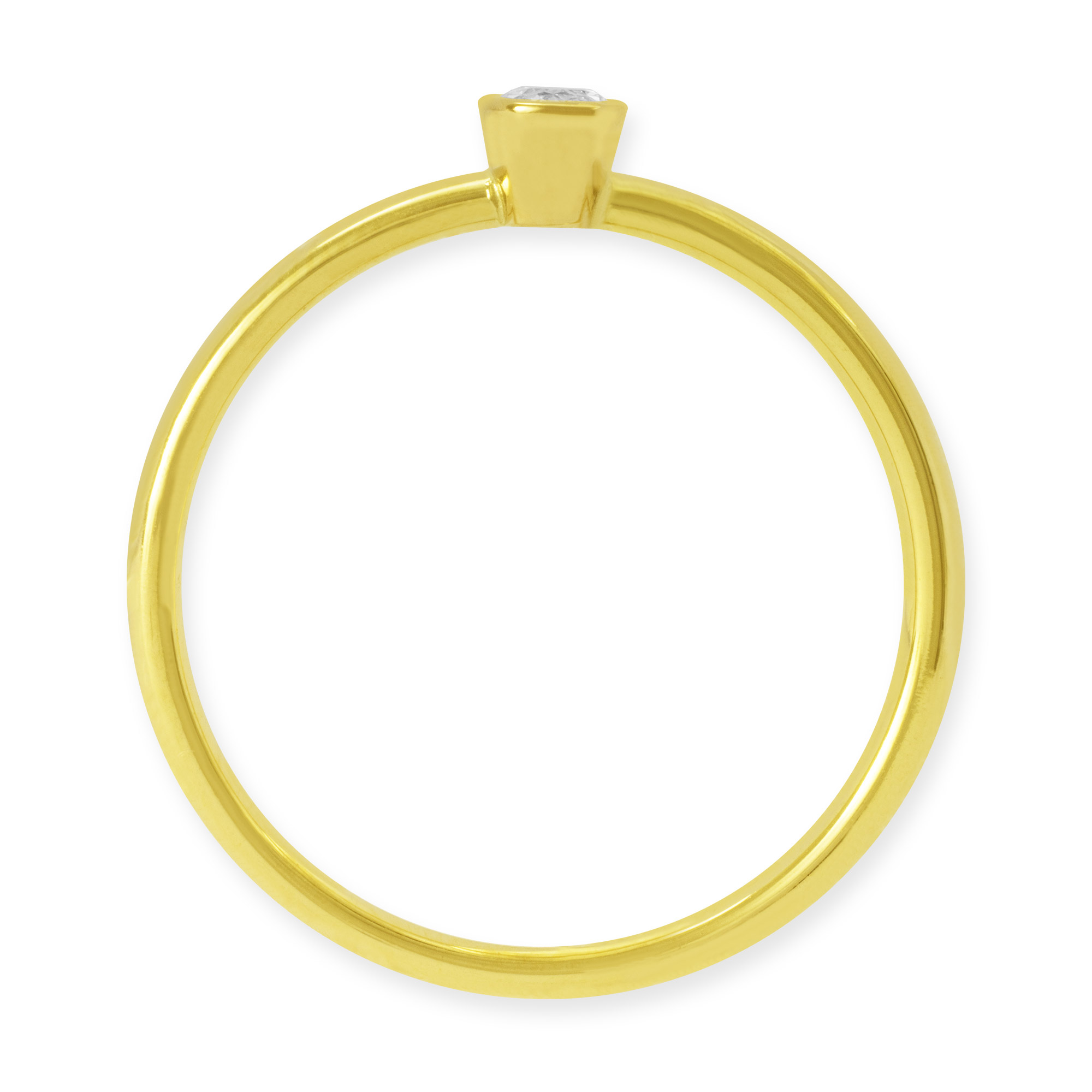 Ring mit Labordiamant