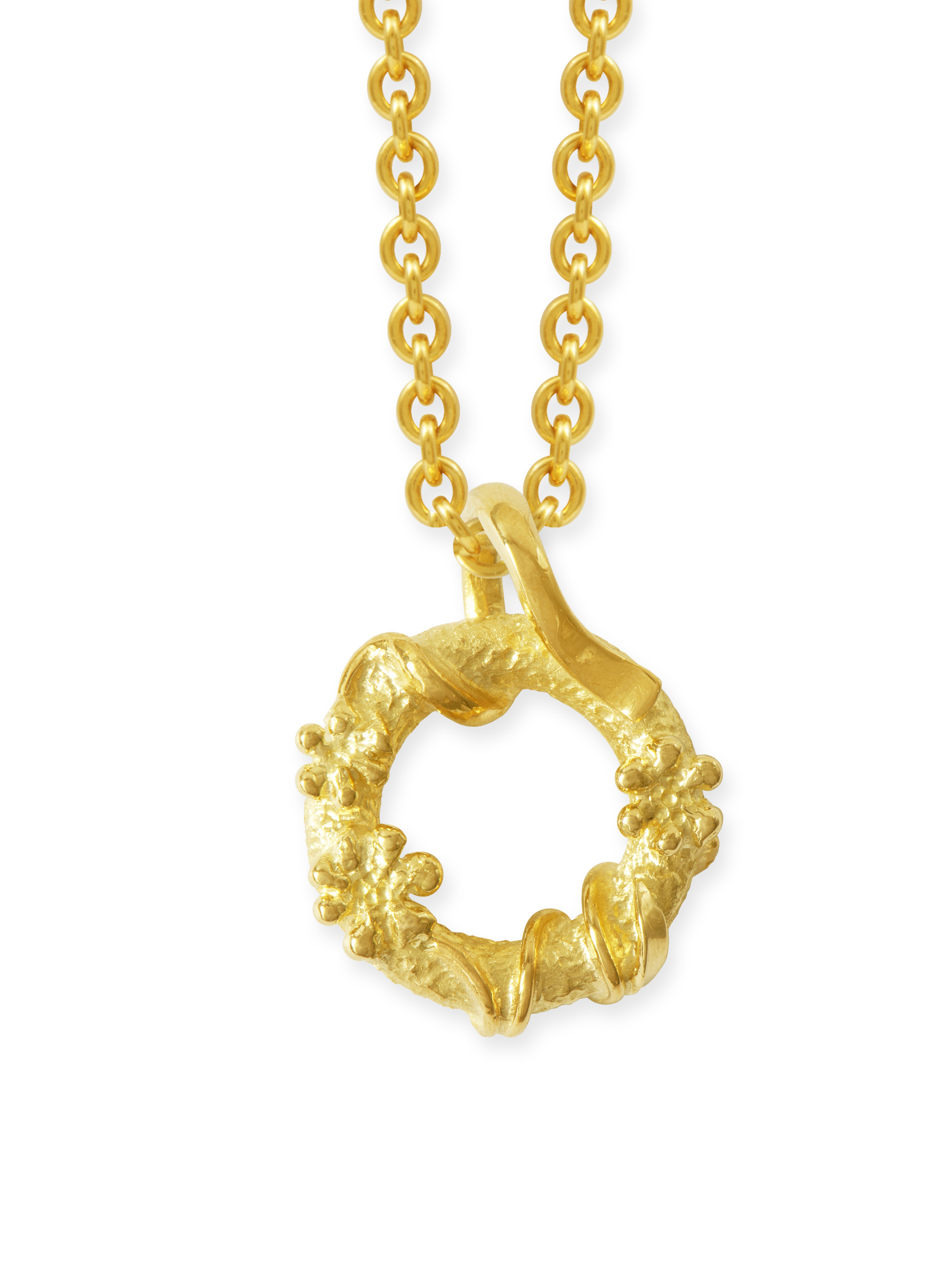 LESER Bluetentraum-Anhänger-Taufring 750Gelbgold LESER Bluetentraum-Anhänger-Taufring 750Gelbgold