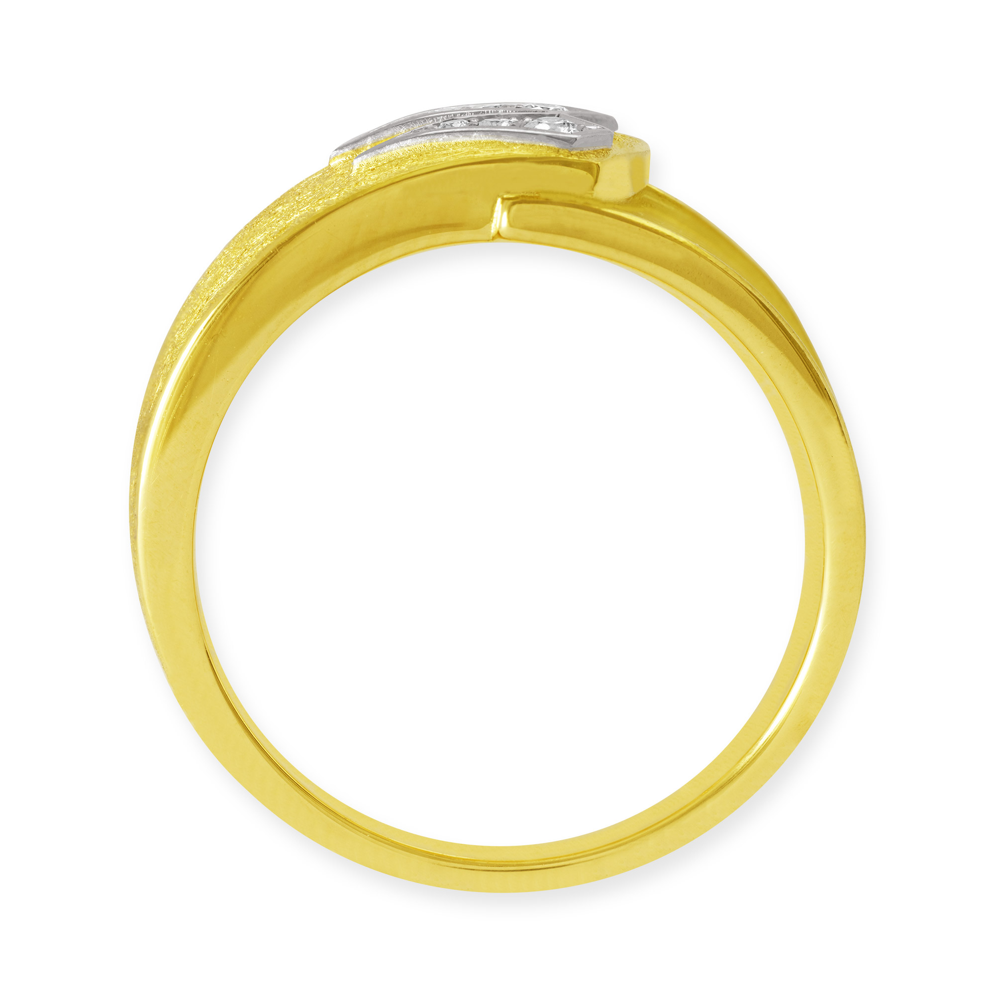 LESER Ring-Gelbgold-Weißgold-Brillanten-122654