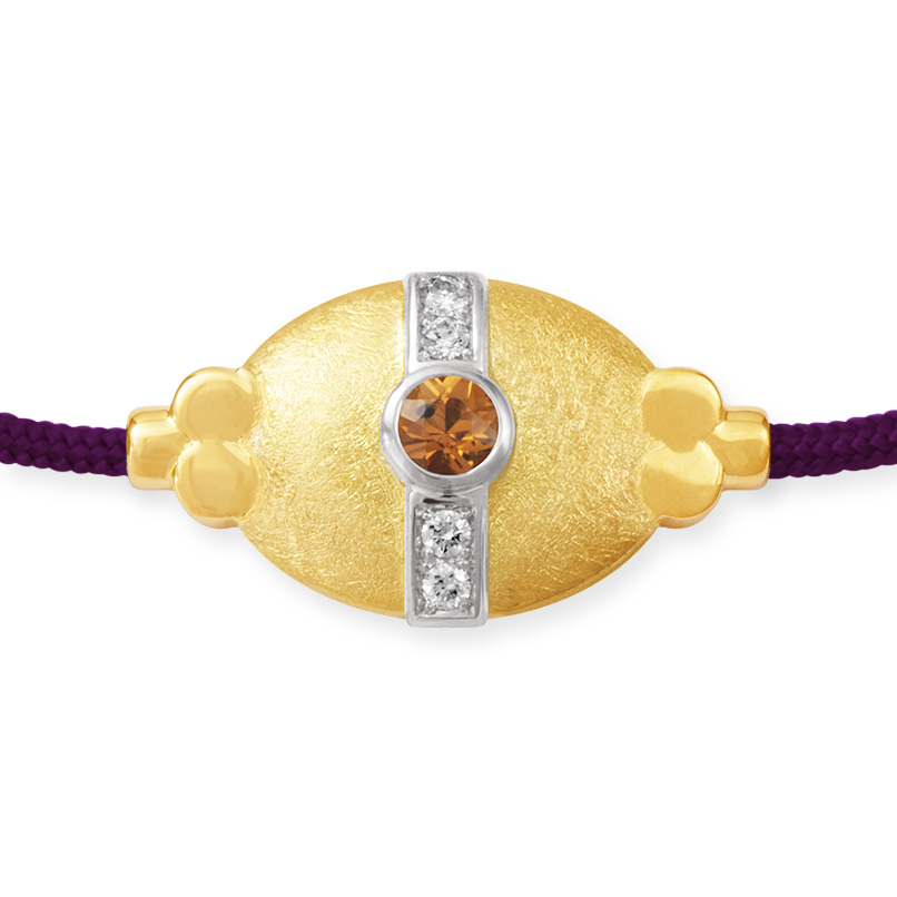 LESER Armband- 585 Gelbgold Saphir