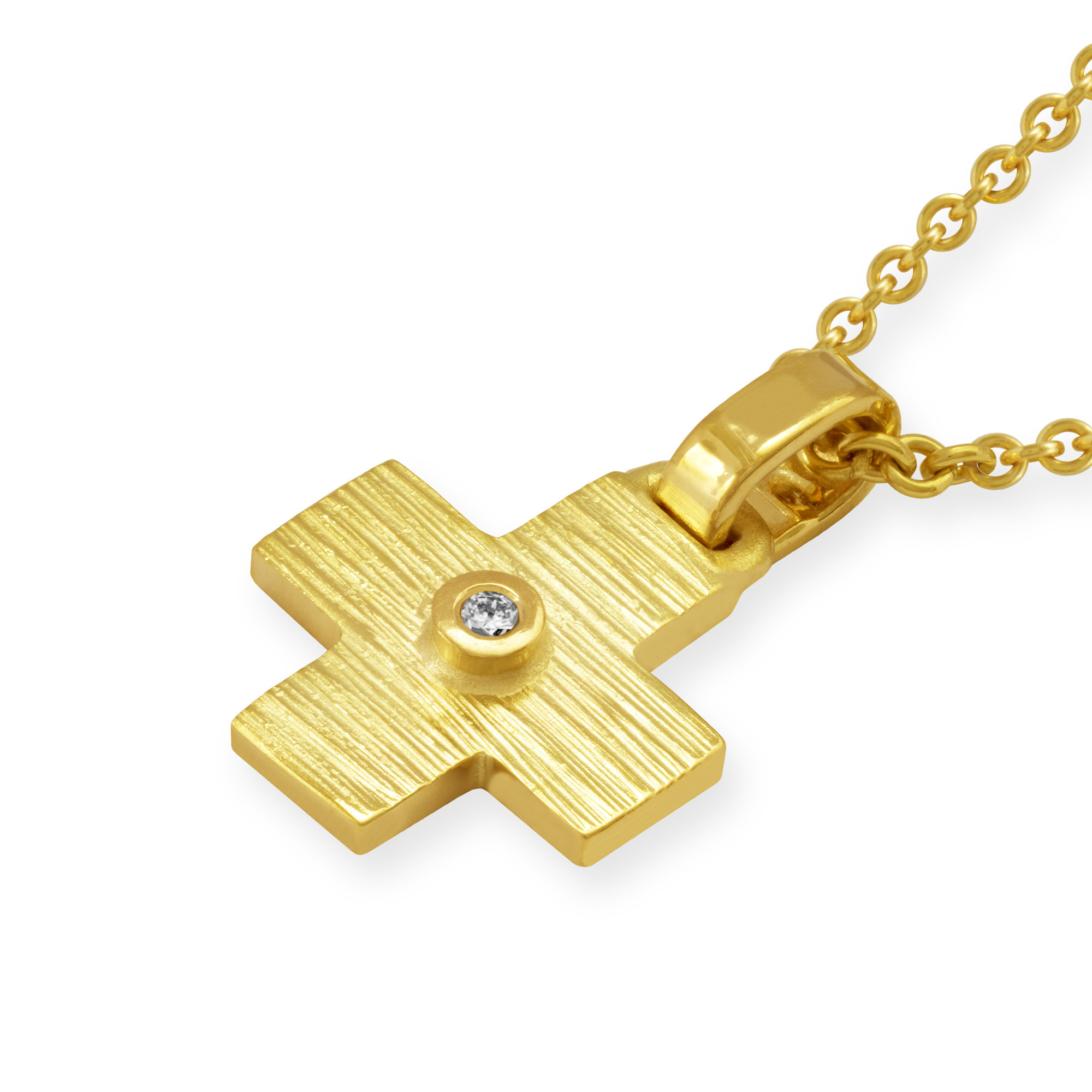 LESER Anhaenger- Kreuze  750 Gelbgold Brillanten_105899_2 LESER Anhaenger- Kreuze  750 Gelbgold Brillanten