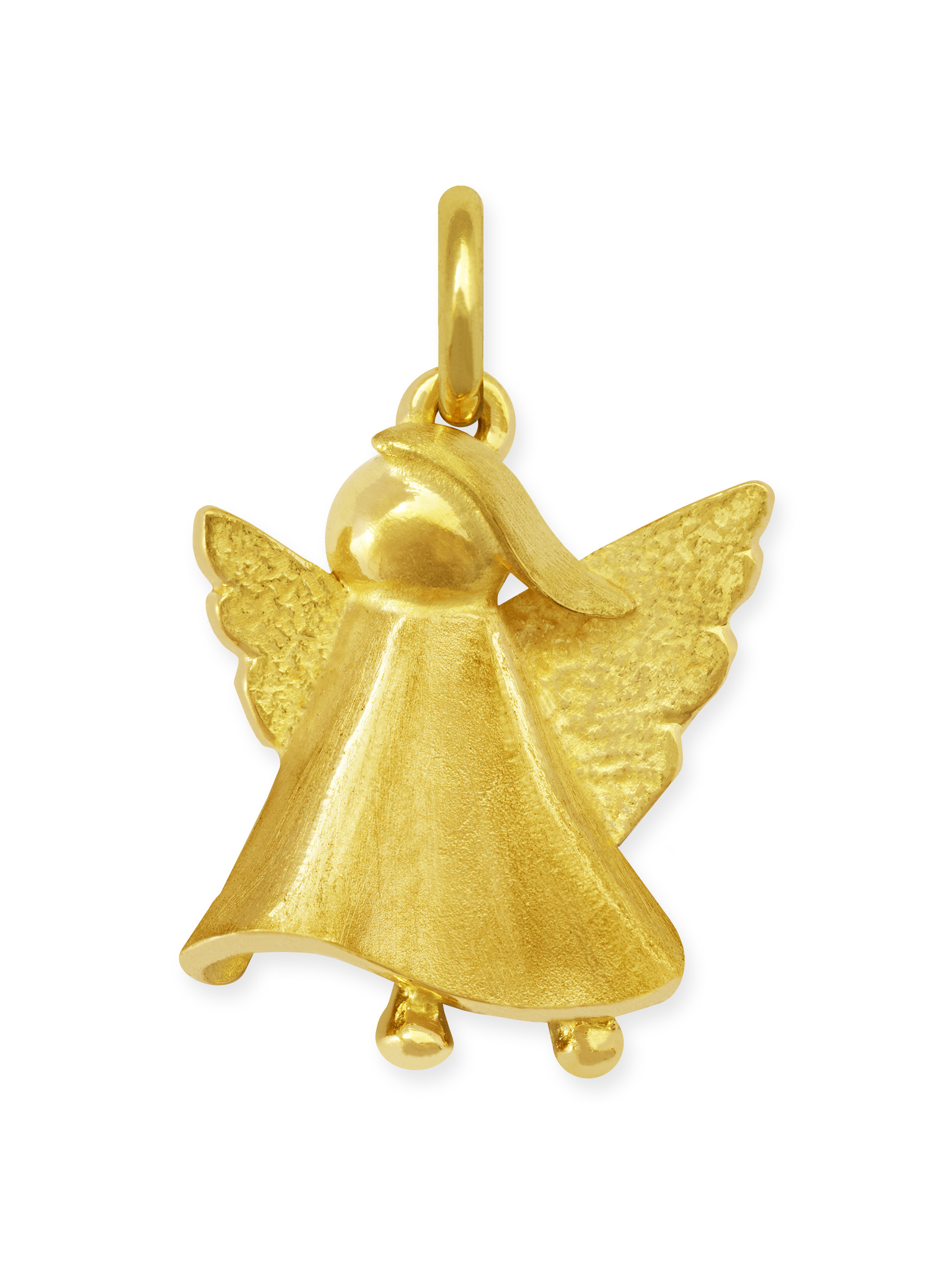 Schtzengel-Anhänger aus Gelbgold groß Schtzengel-Anhänger aus Gelbgold groß