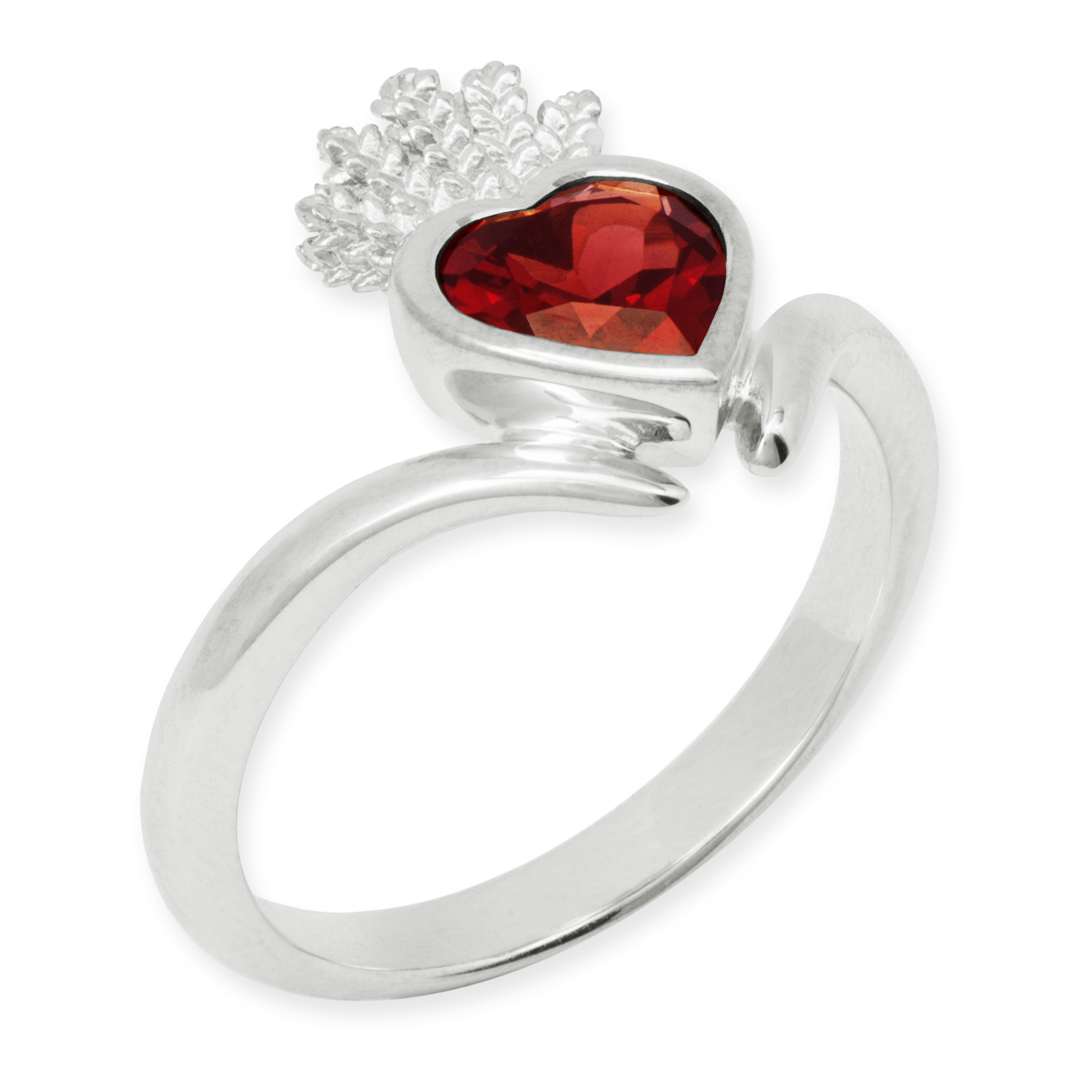 LESER Ring- Stadtschmuck Granat 925 Silber LESER Ring- Stadtschmuck Granat 925 Silber