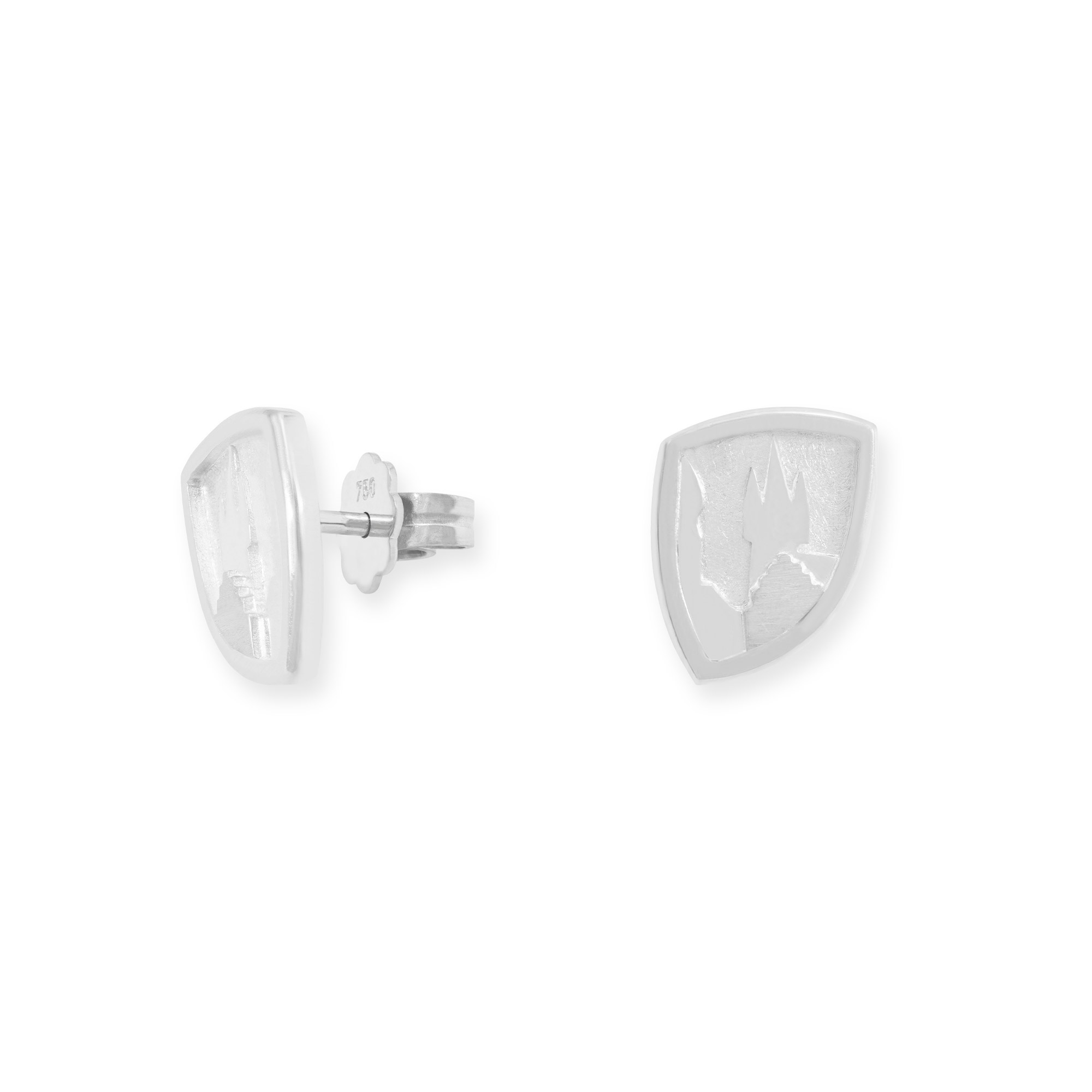 LESER Ohrstecker- Stadtsilhouette Silber