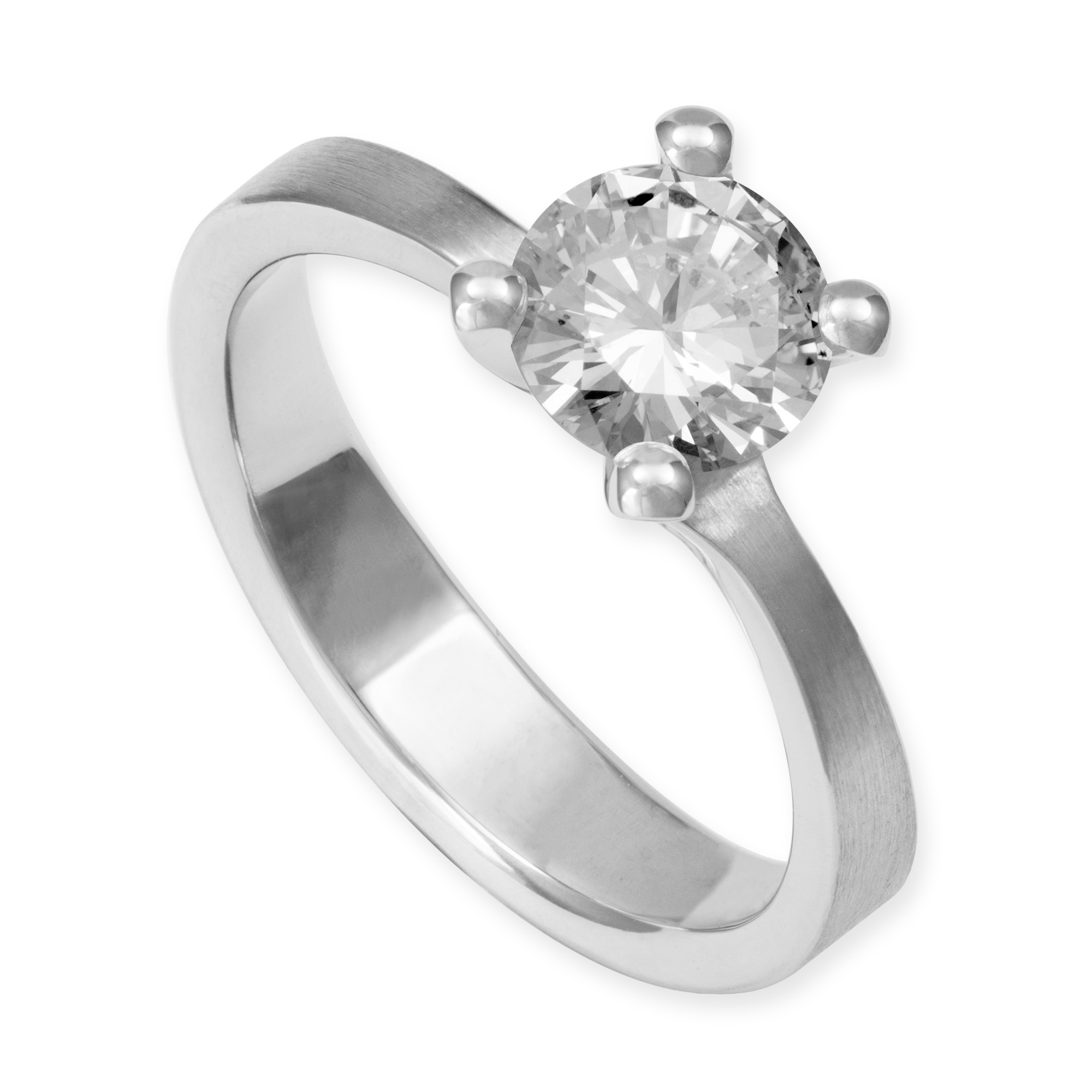 LESER Ring-Verlobungsring 750 Weissgold LESER Ring-Verlobungsring 750 Weissgold