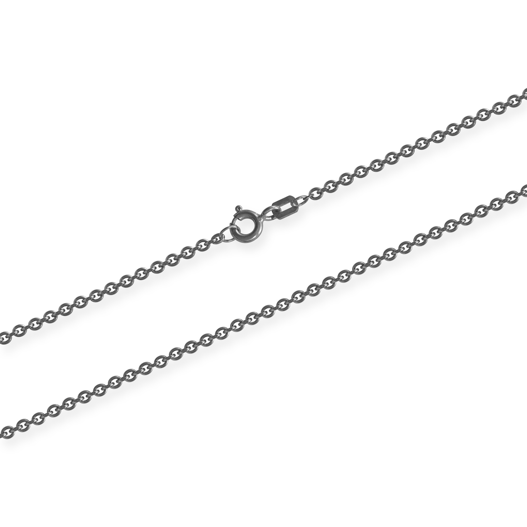 Ankerkette-Federring-2,0mm-925SIL-OXY Ankerkette-Federring-2,0mm-925SIL-OXY