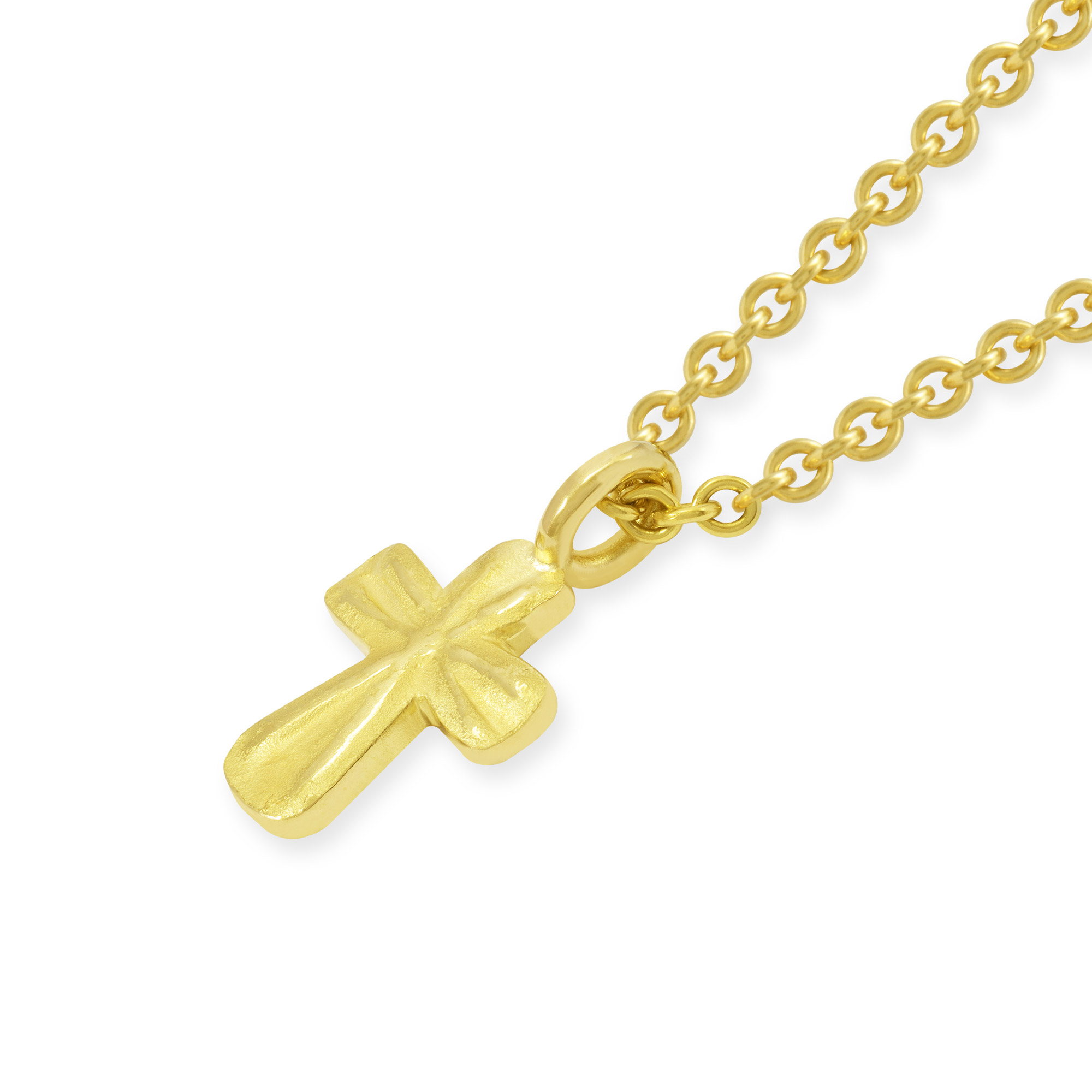 LESER Anhänger-Kreuz-750 Gelbgold-123991