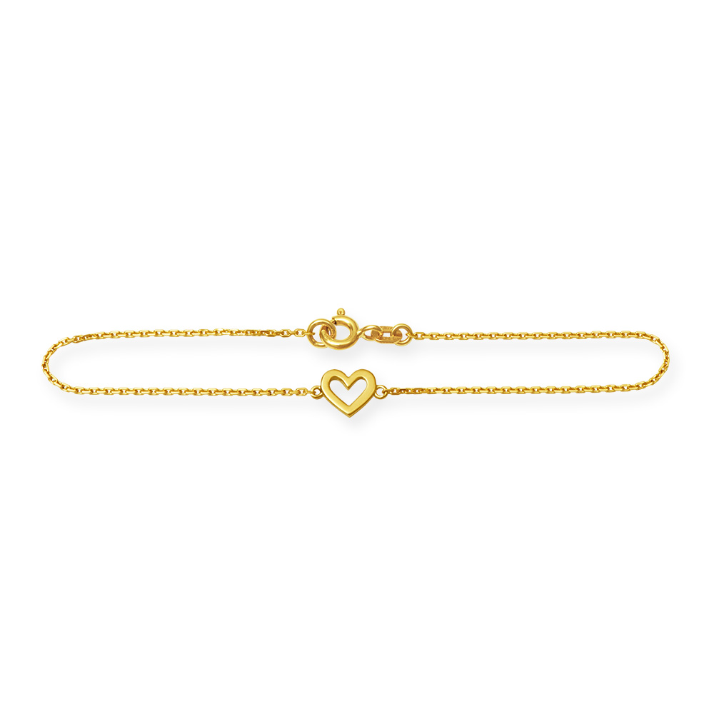 LESER Armband- 585 Gelbgold Herz LESER Armband- 585 Gelbgold Herz