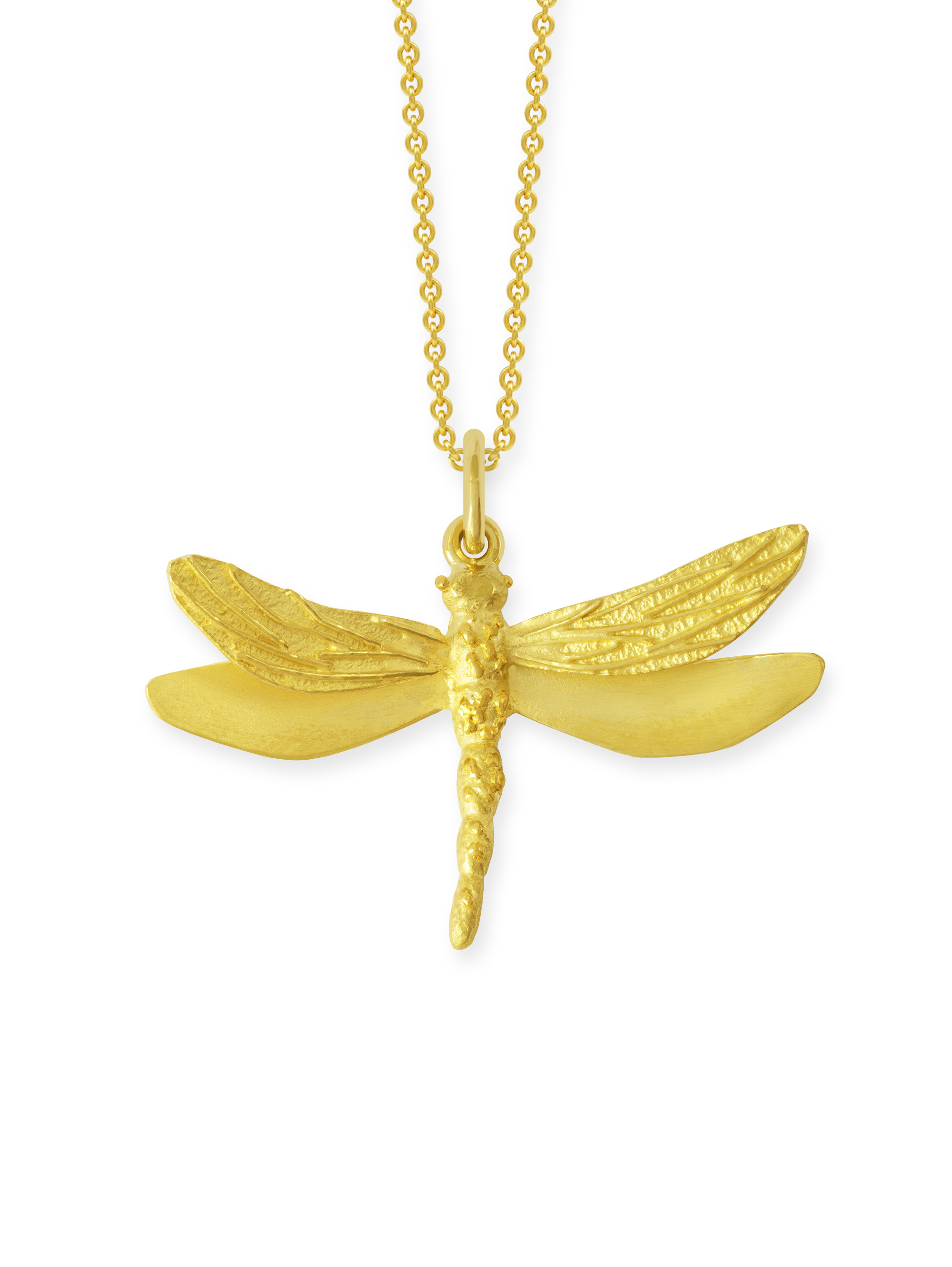 LESER Anhänger-750Gelbgold-Libelle-123456