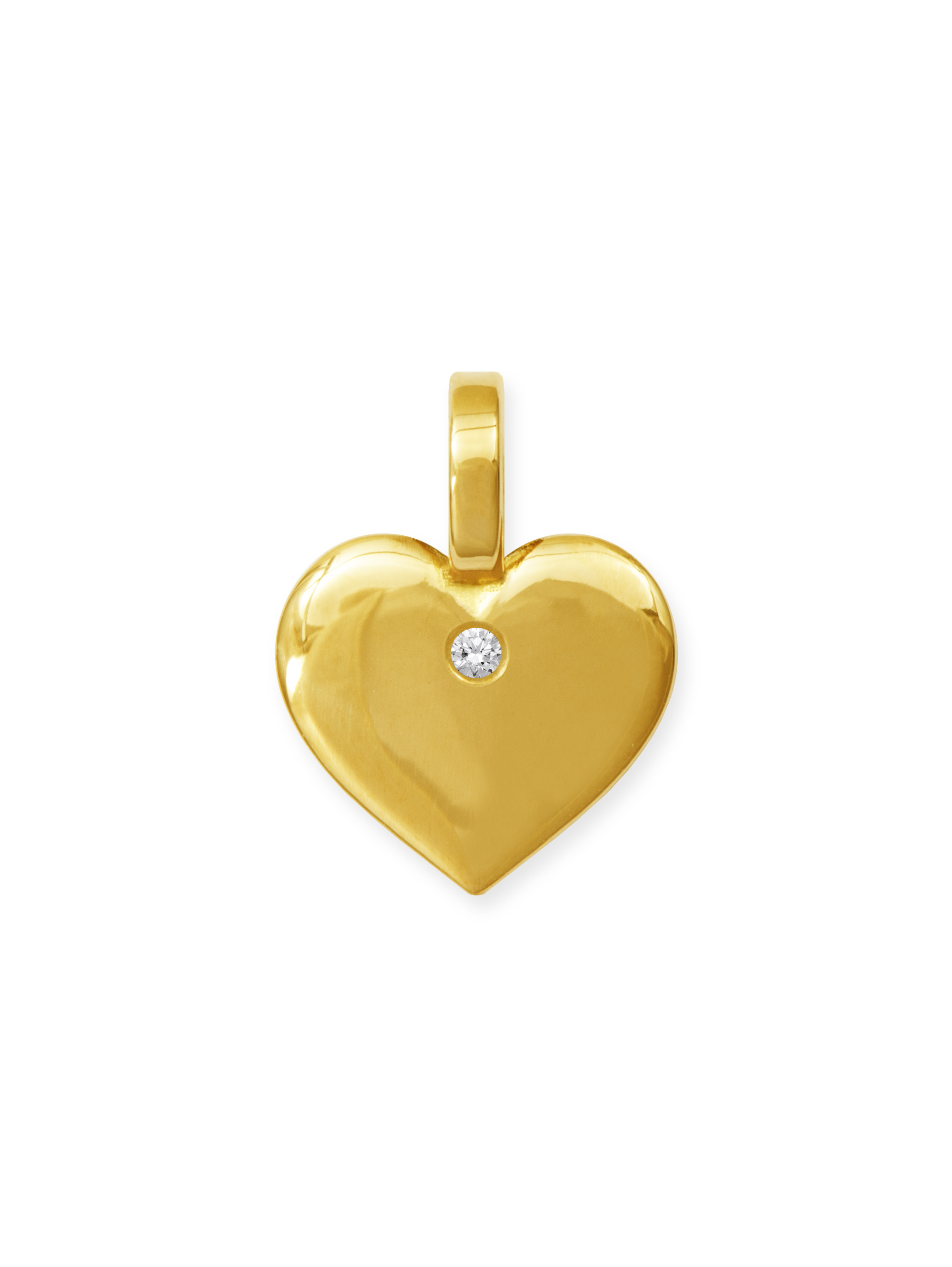 LESER Anharnger- Herz 750Gelbgold LESER Anharnger- Herz 750Gelbgold